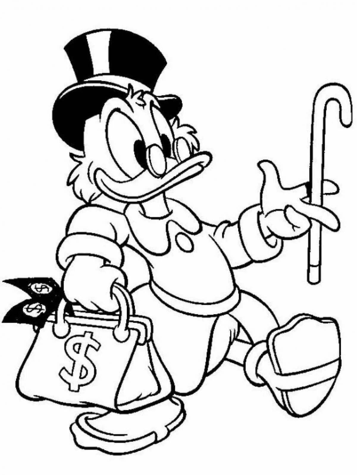 Donald duck with money #11