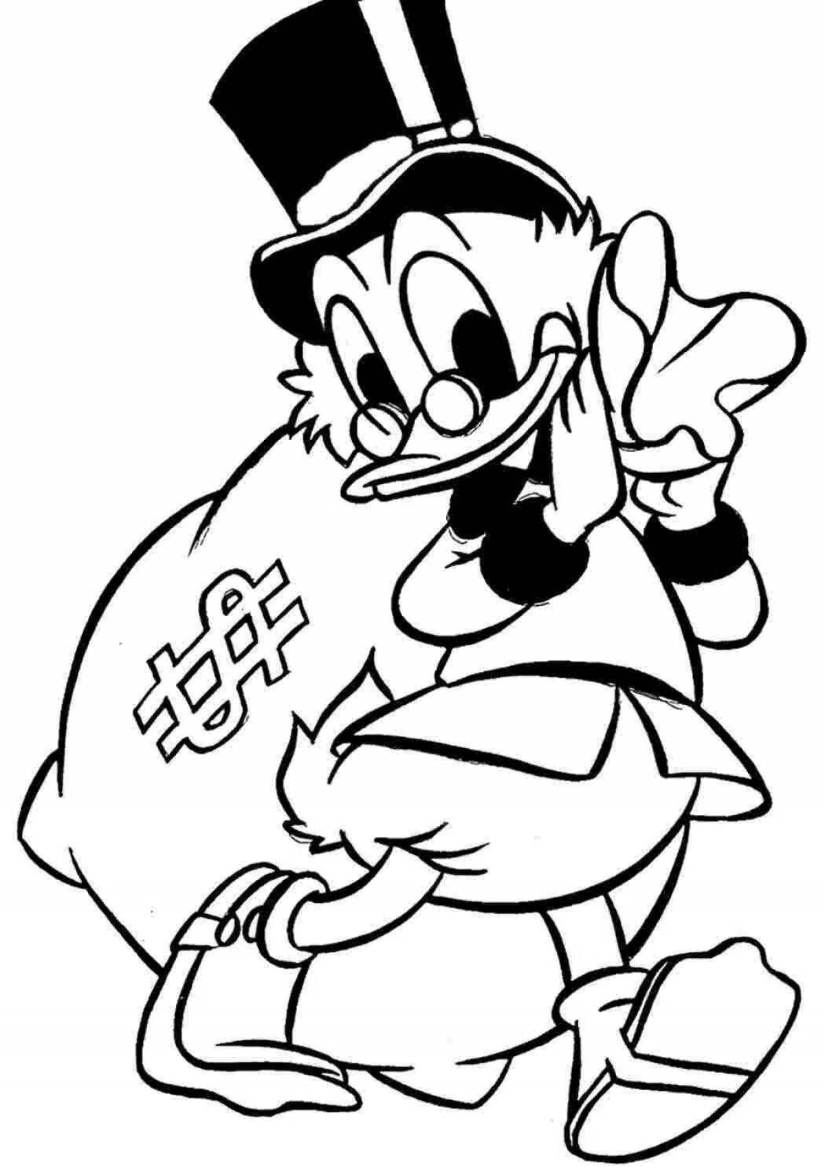 Donald duck with money #12