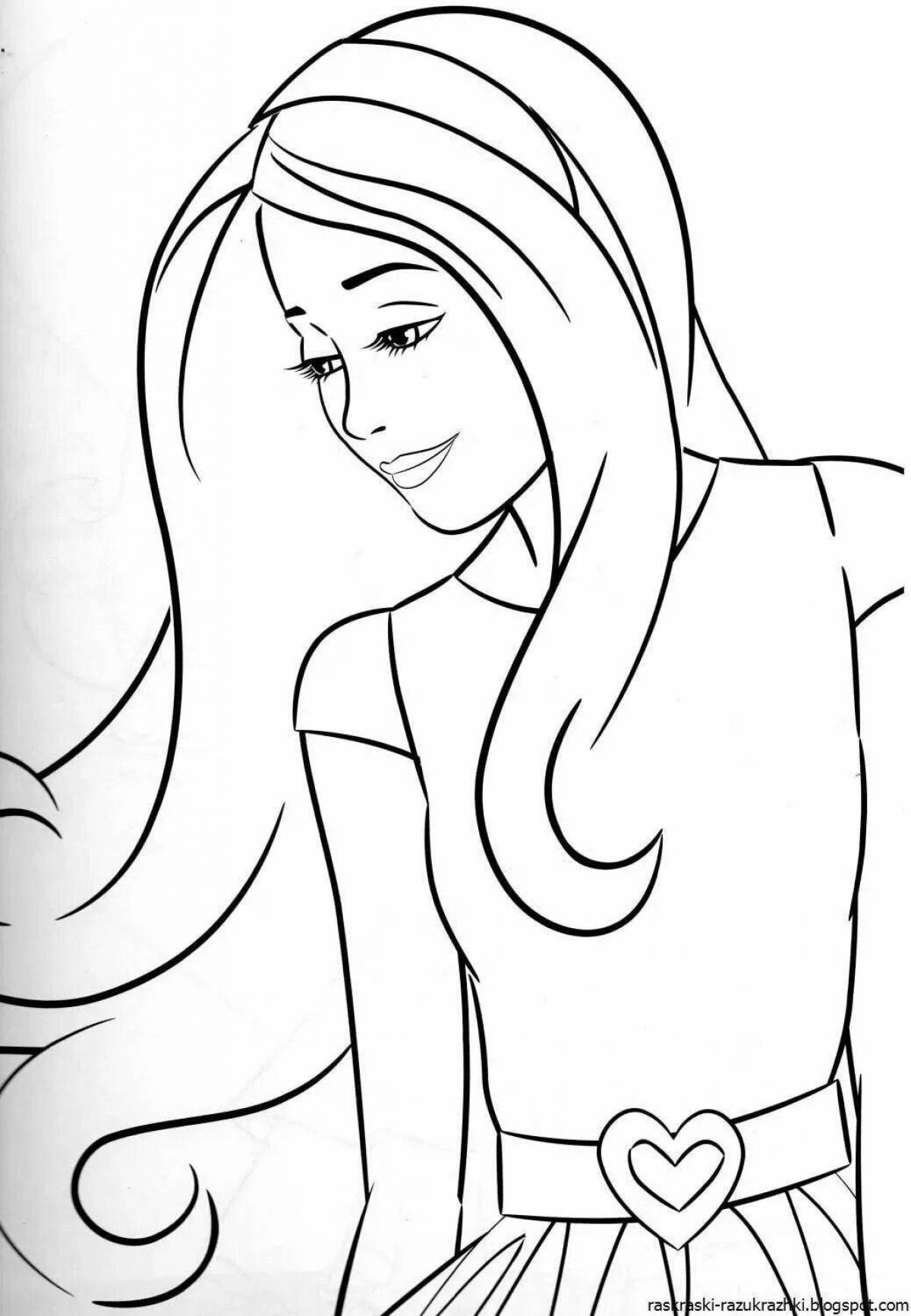 Relaxing coloring book easy
