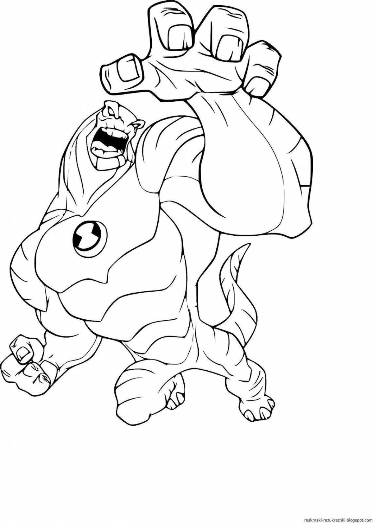 Photo Fun ben ten 10 ben coloring page