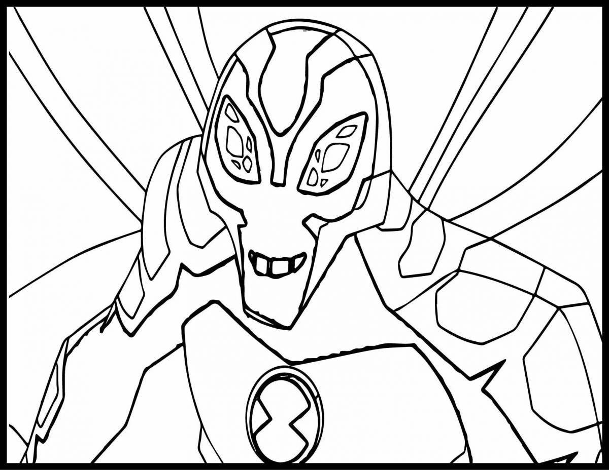 Photo Fabulous ben ten 10 ben coloring page