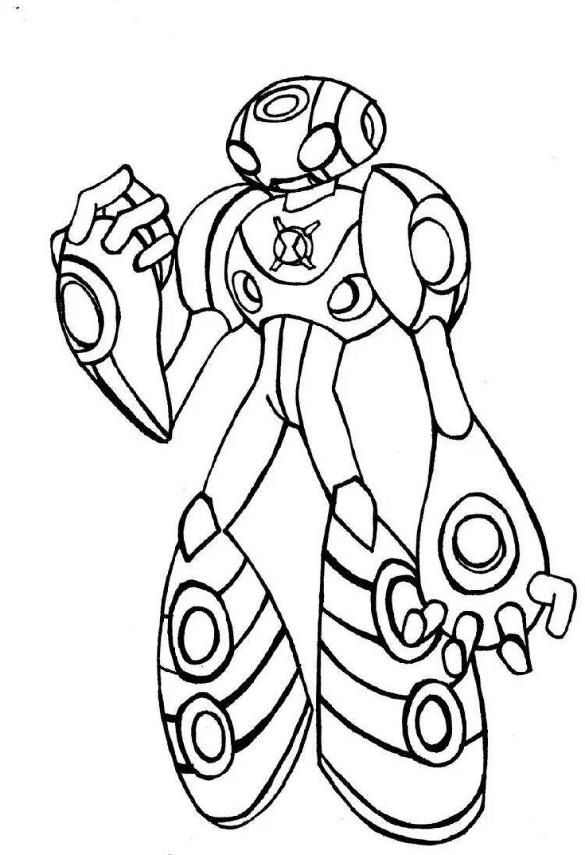 Amazing ben ten 10 ben coloring page