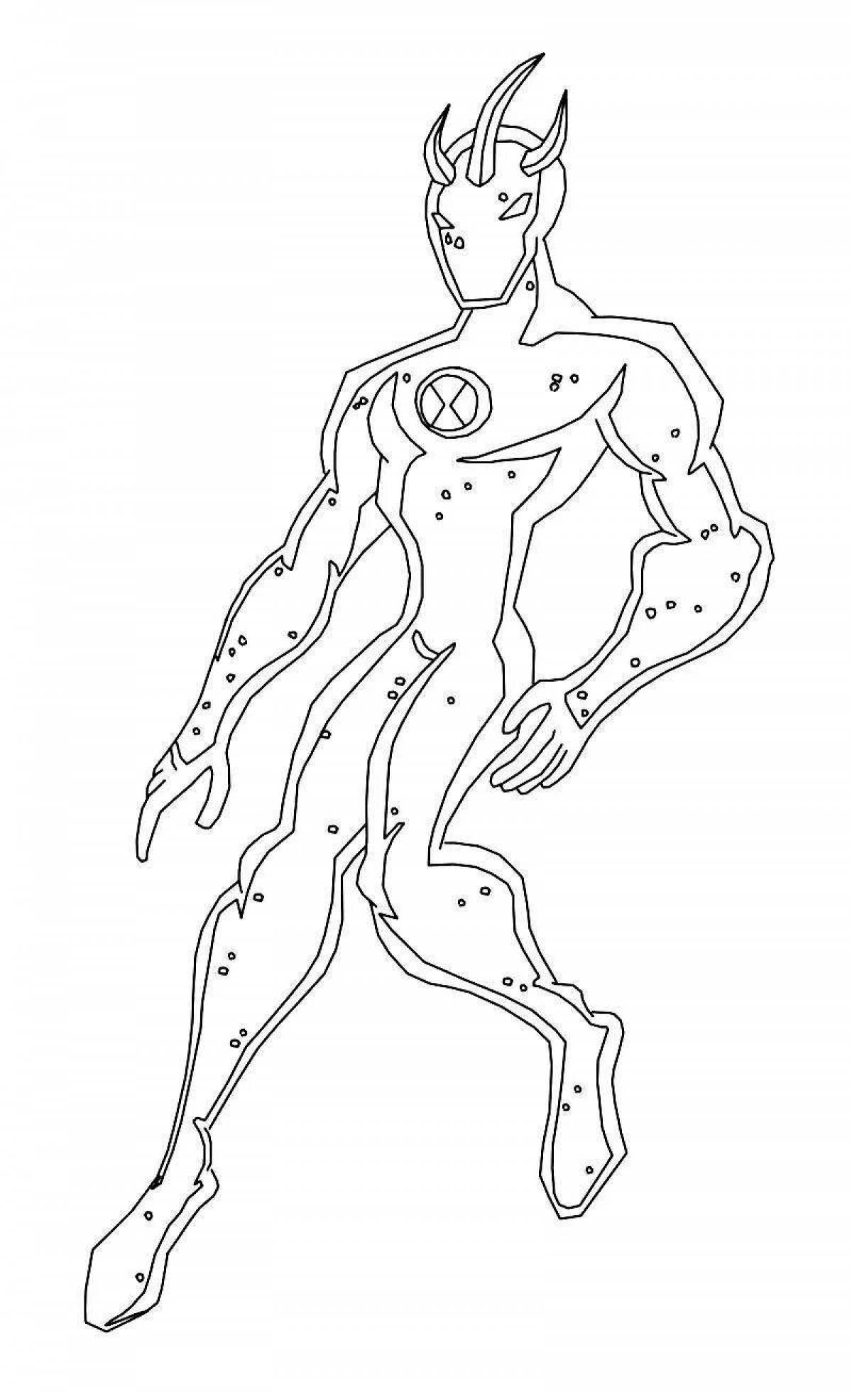 Photo Gorgeous ben ten 10 ben coloring page