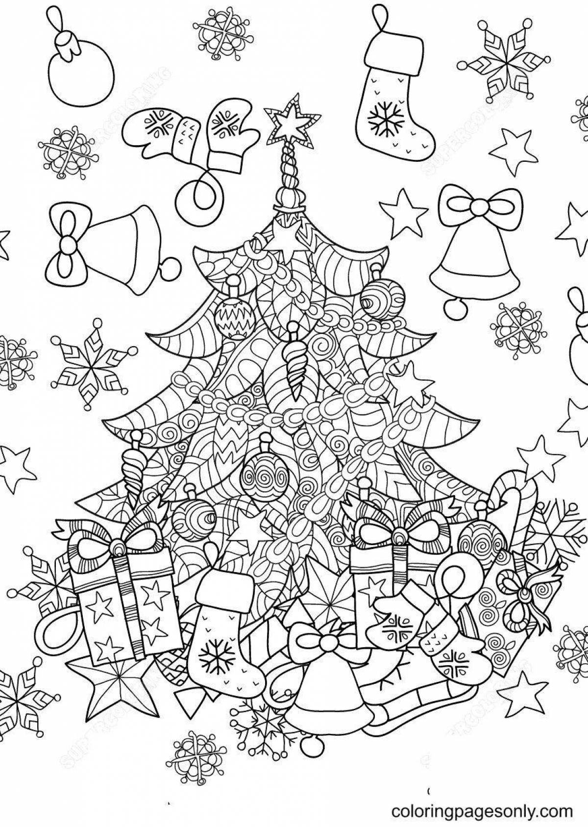 Delightful Christmas coloring book