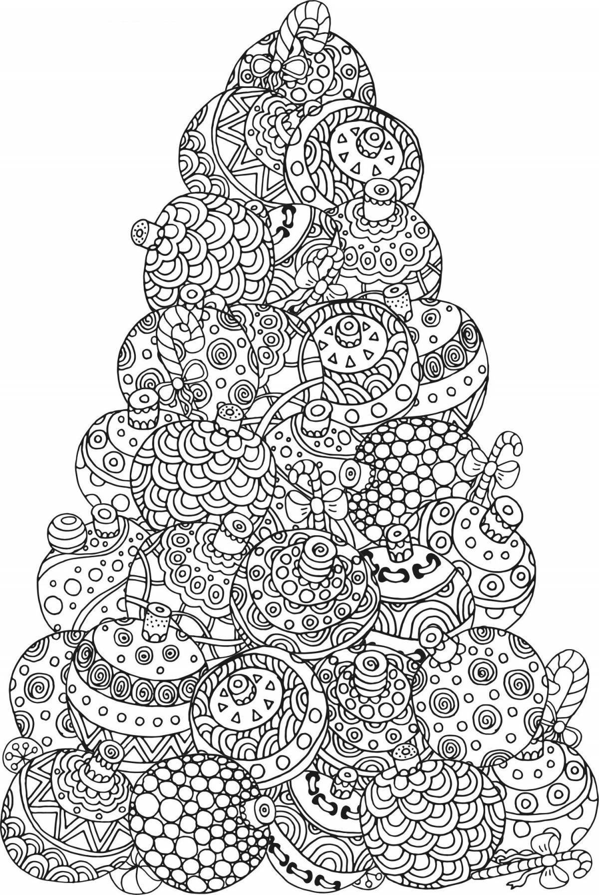 Playful Christmas coloring book