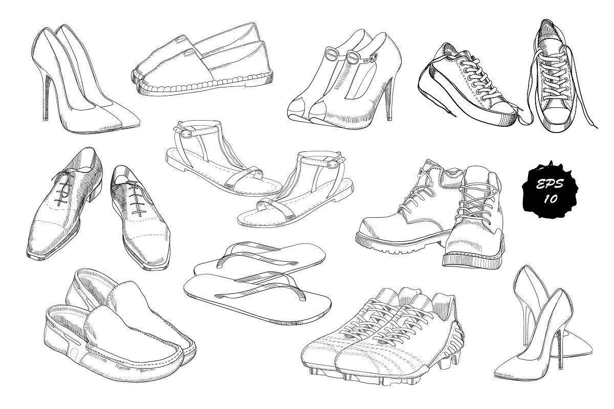 Coloring for children's shoes