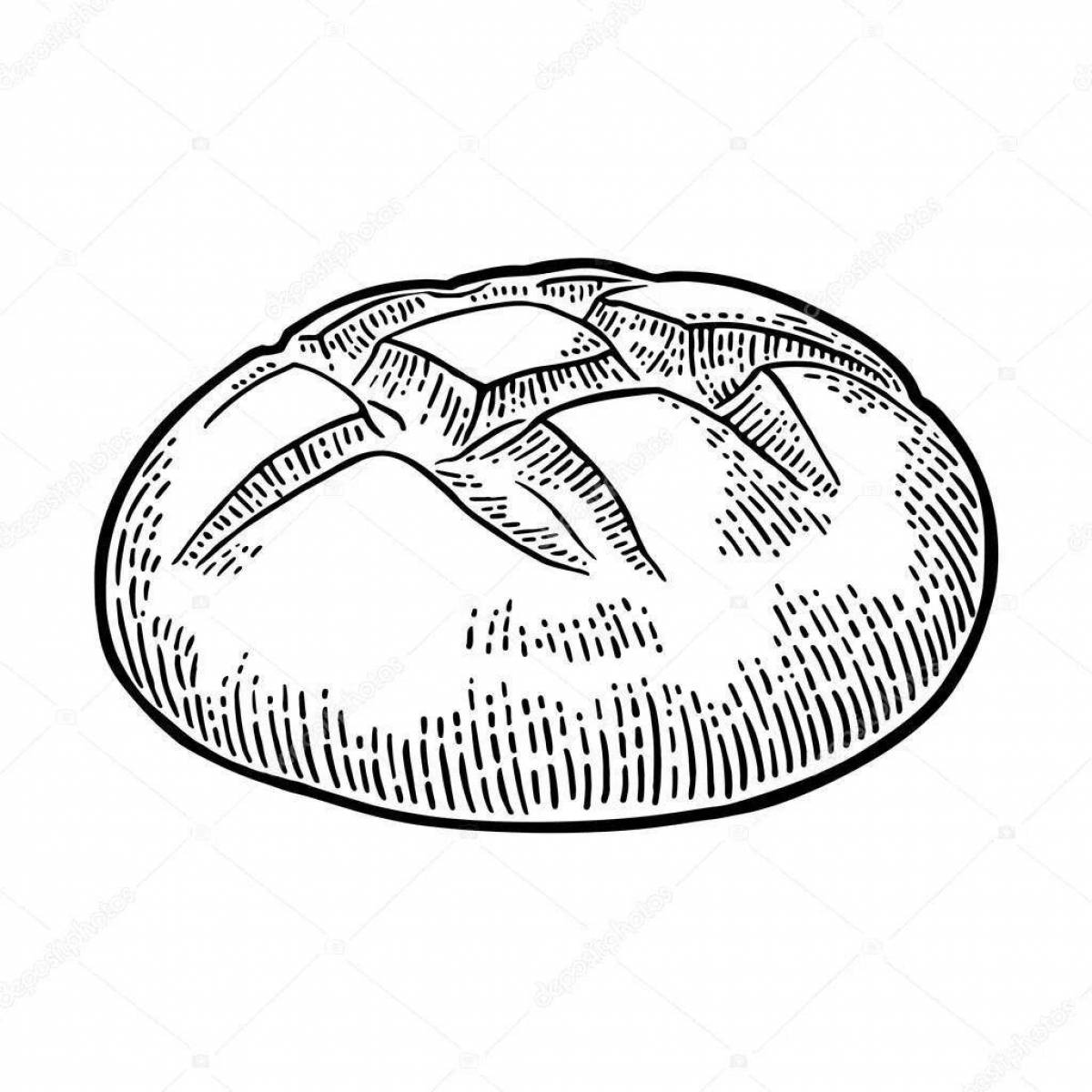Хлеб гравюра