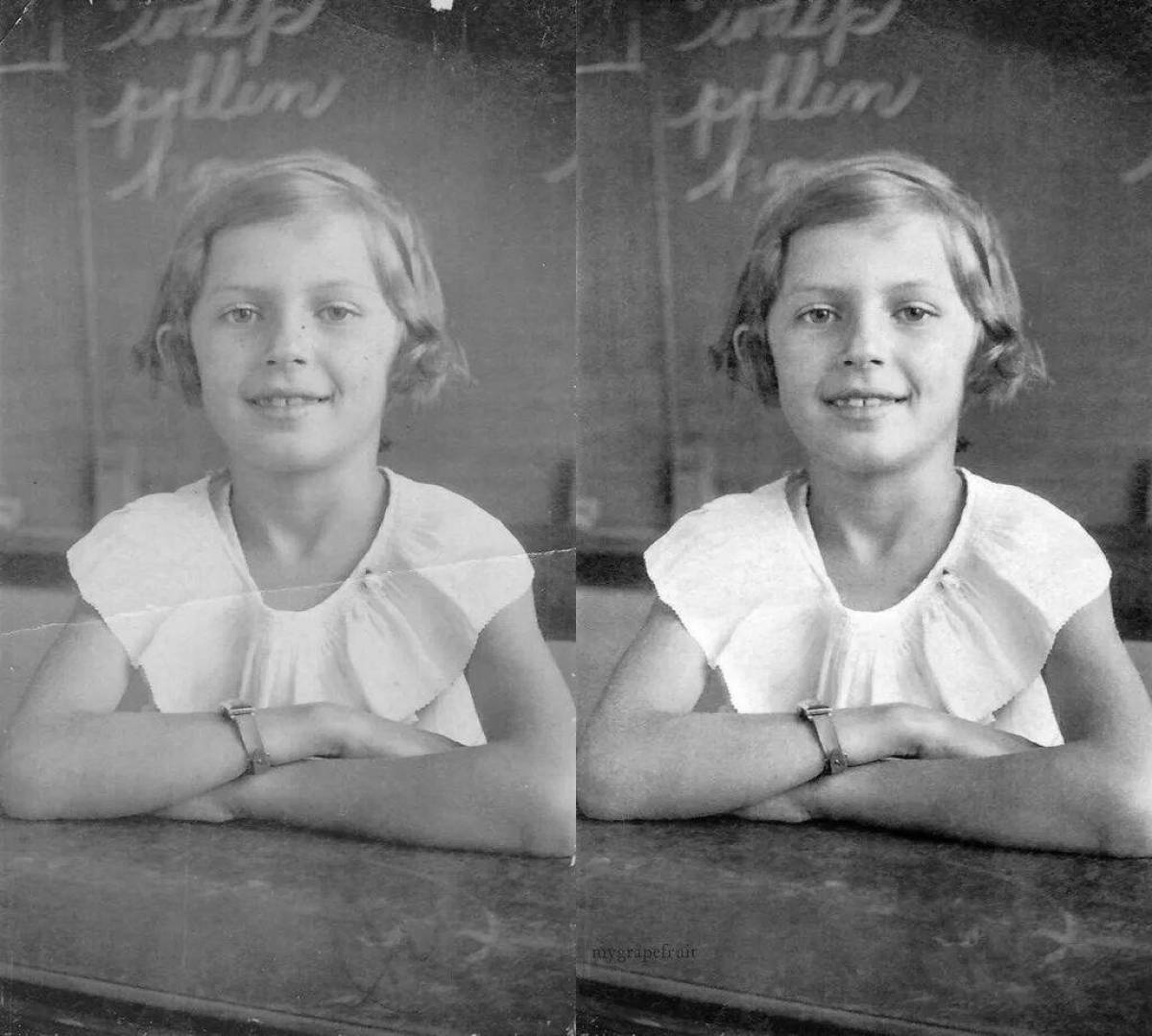 Amazing coloring black and white photography