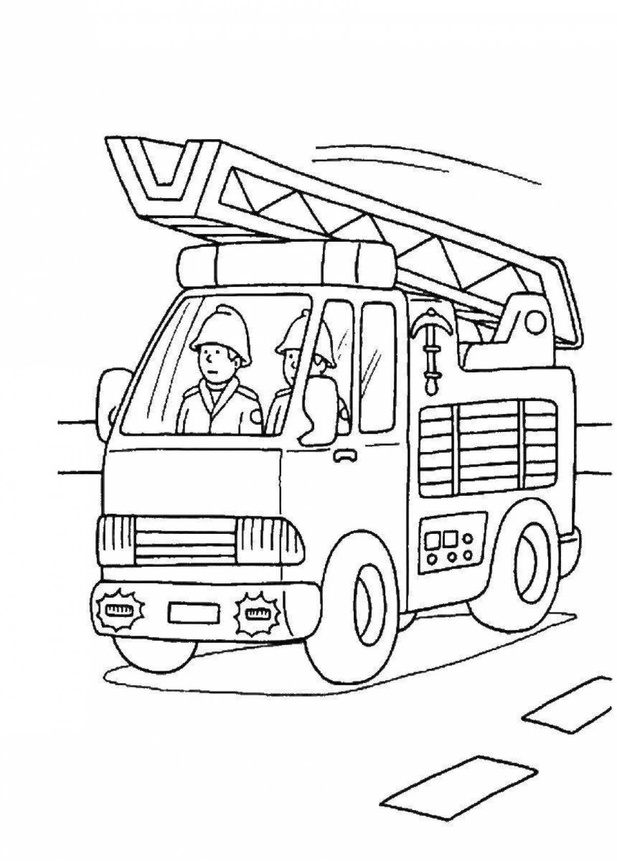 Traffic professions for preschoolers #10