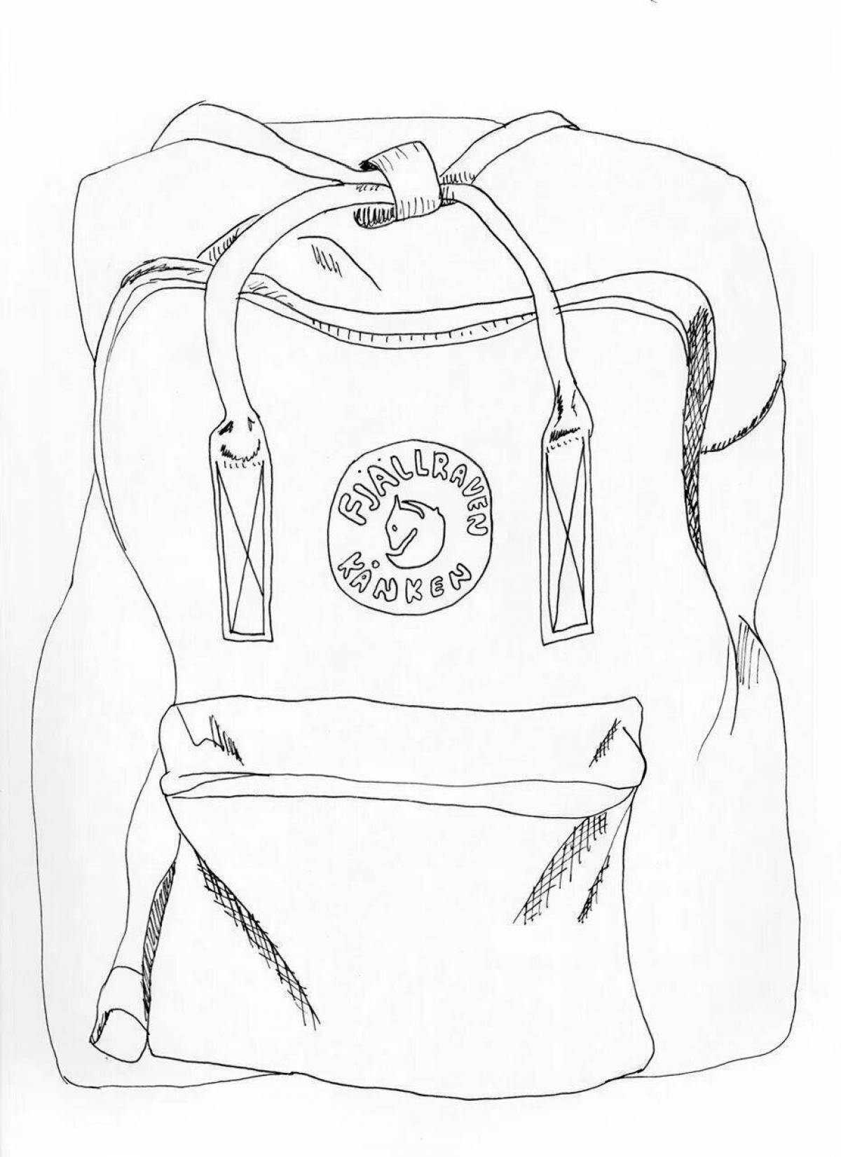 Lalafanfan duck stylish backpack
