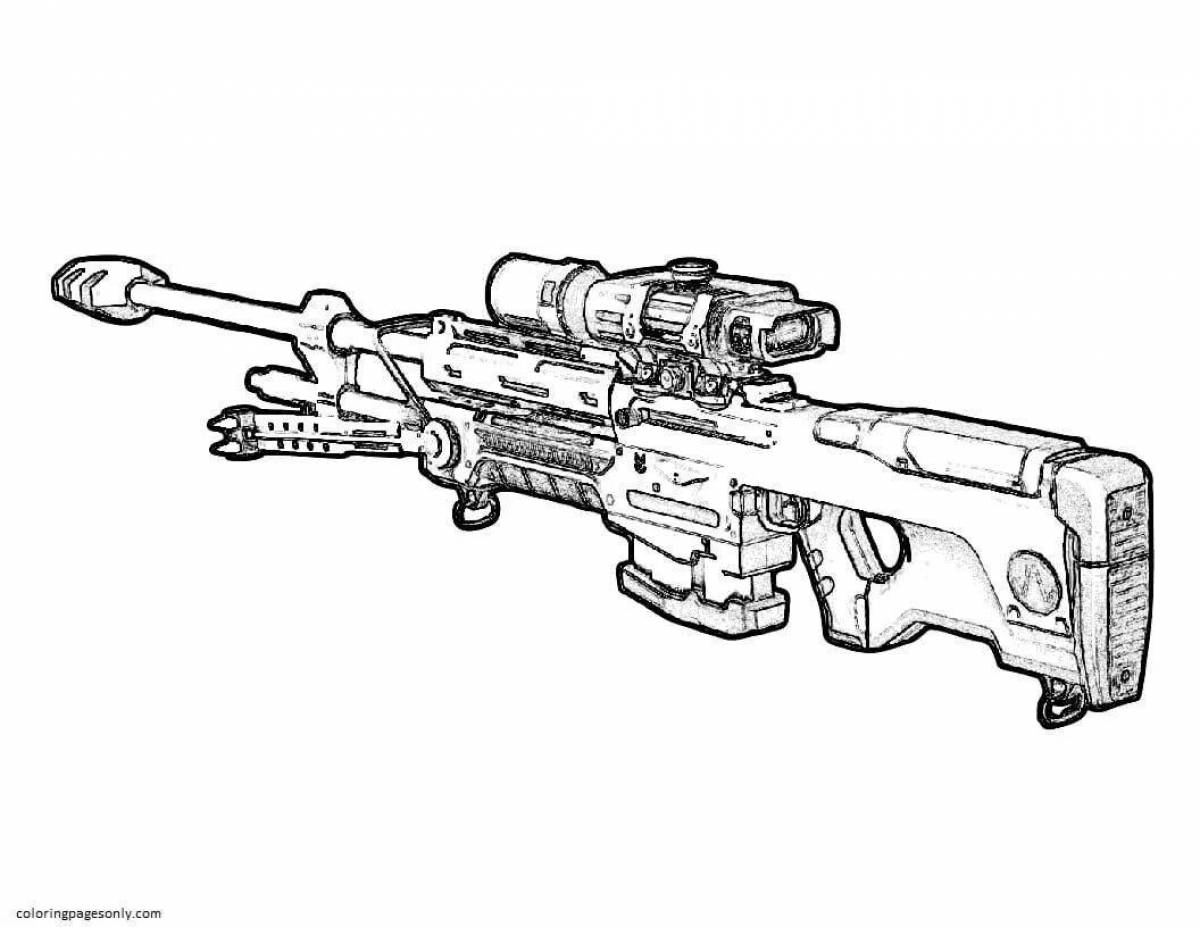 Bold standoff 2 weapon coloring page