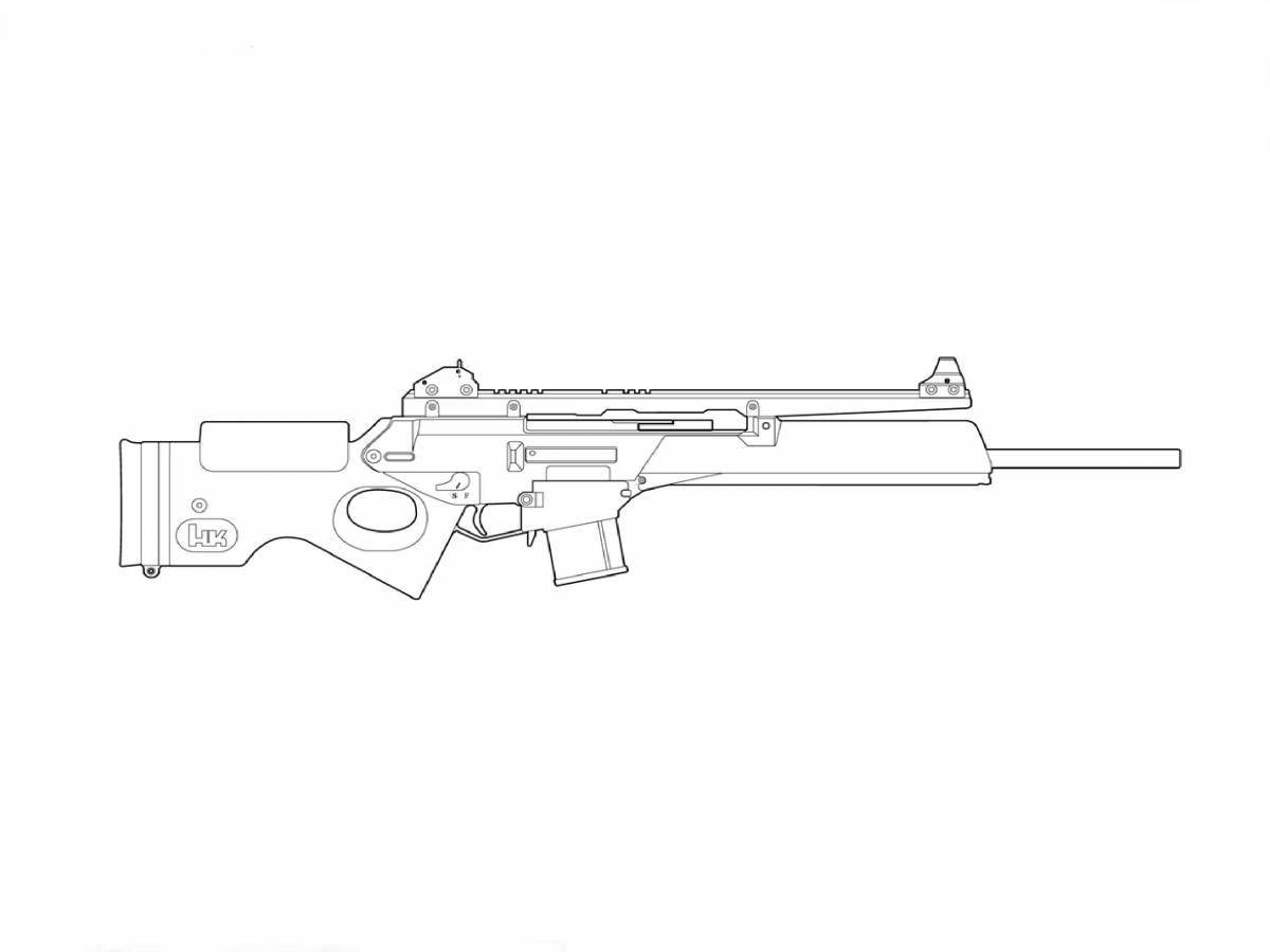 Standoff 2 weapon coloring page