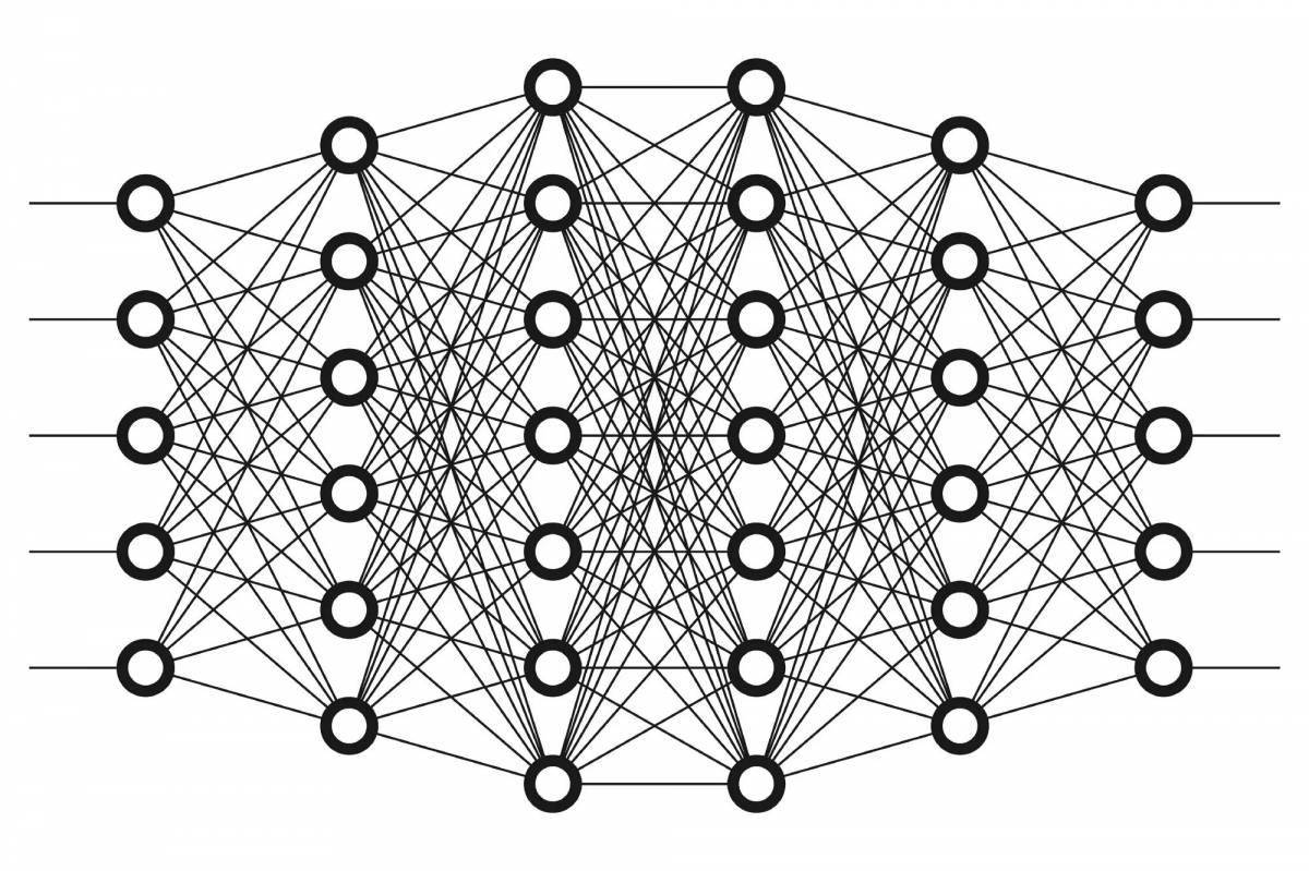 Brilliant graph using neural networks