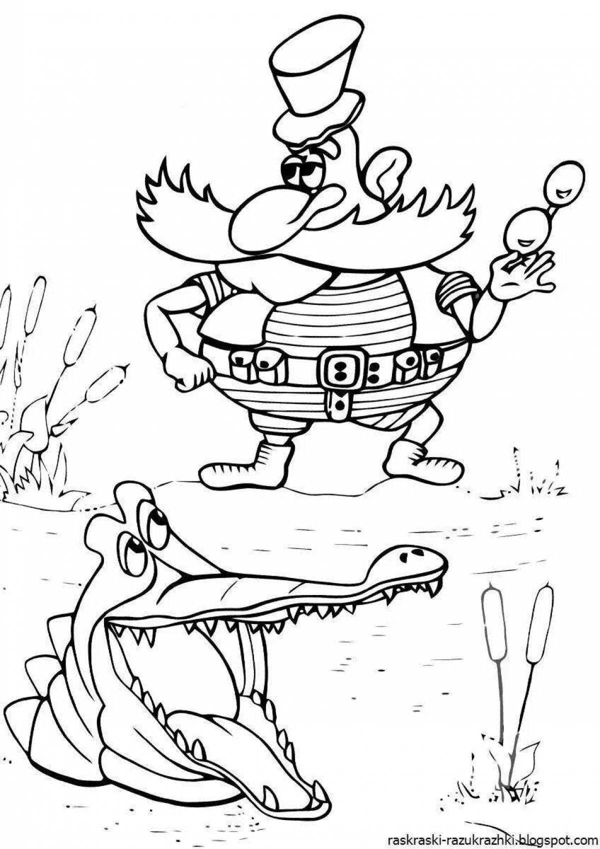 Amazing coloring of barmaley for juniors