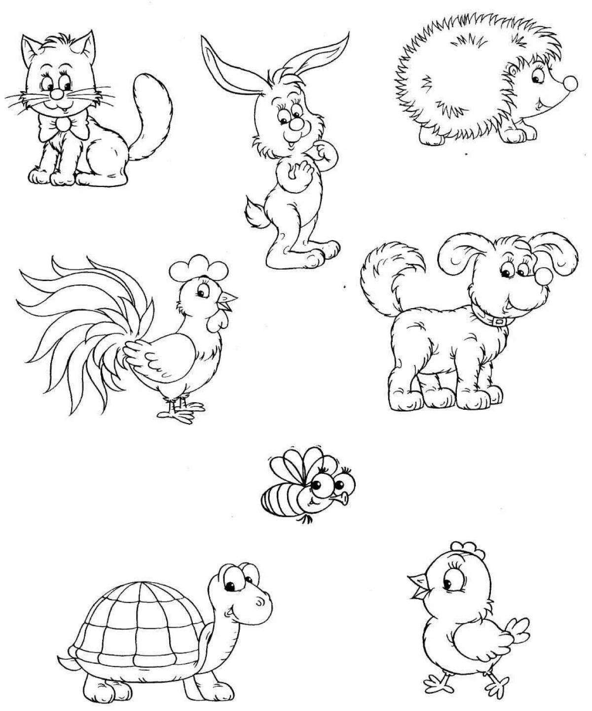 Humorous coloring page 4