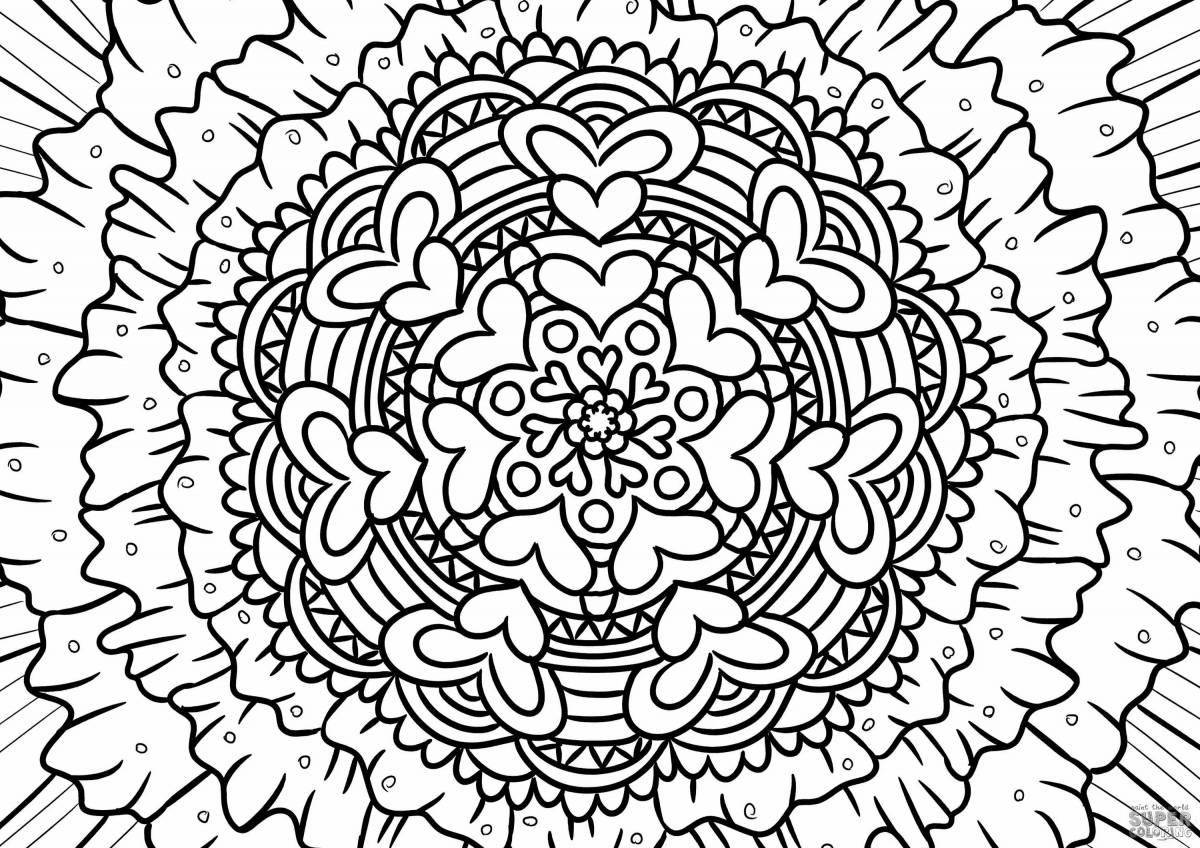 Majestic coloring for all adult mandalas
