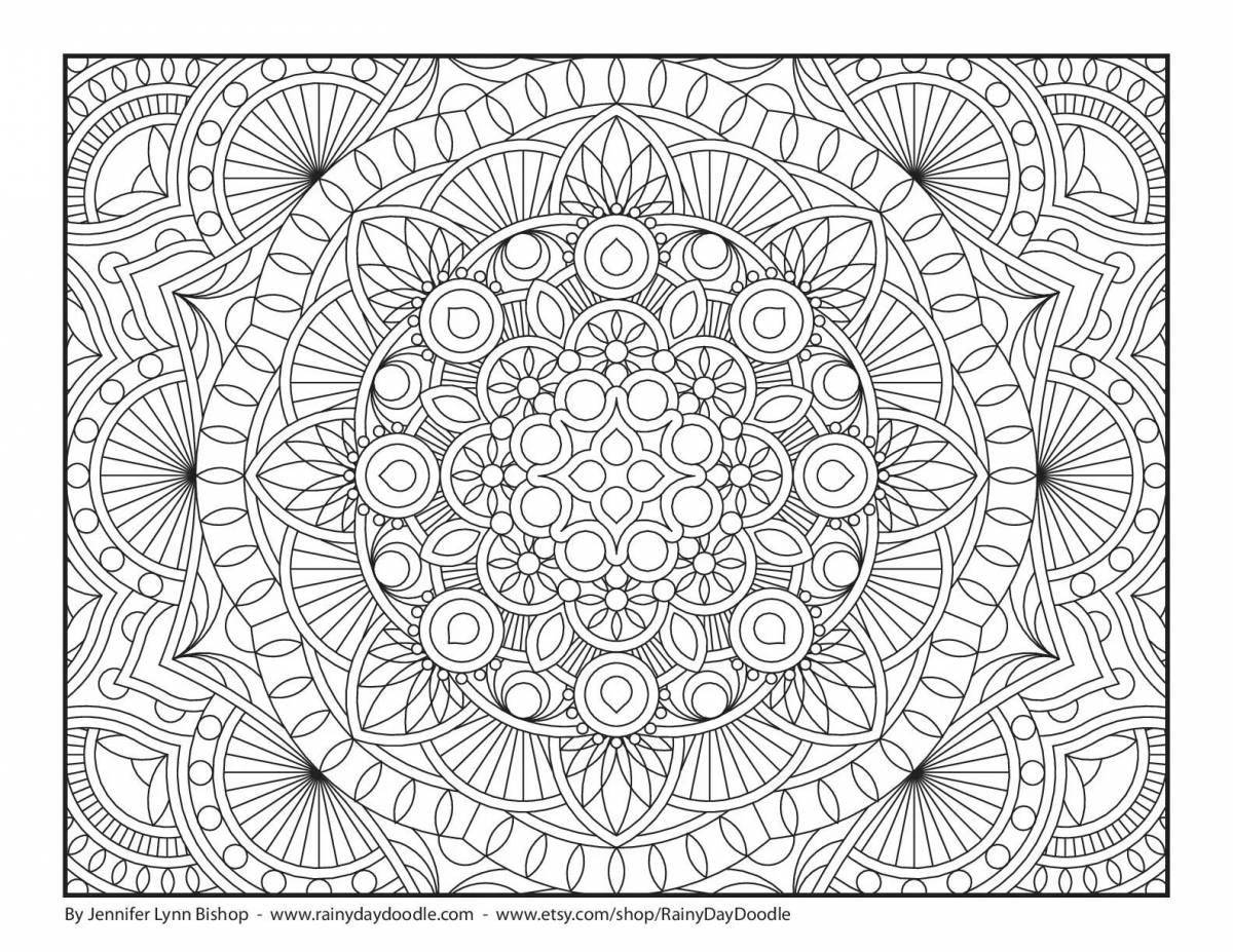 Exuberant coloring for all adult mandalas