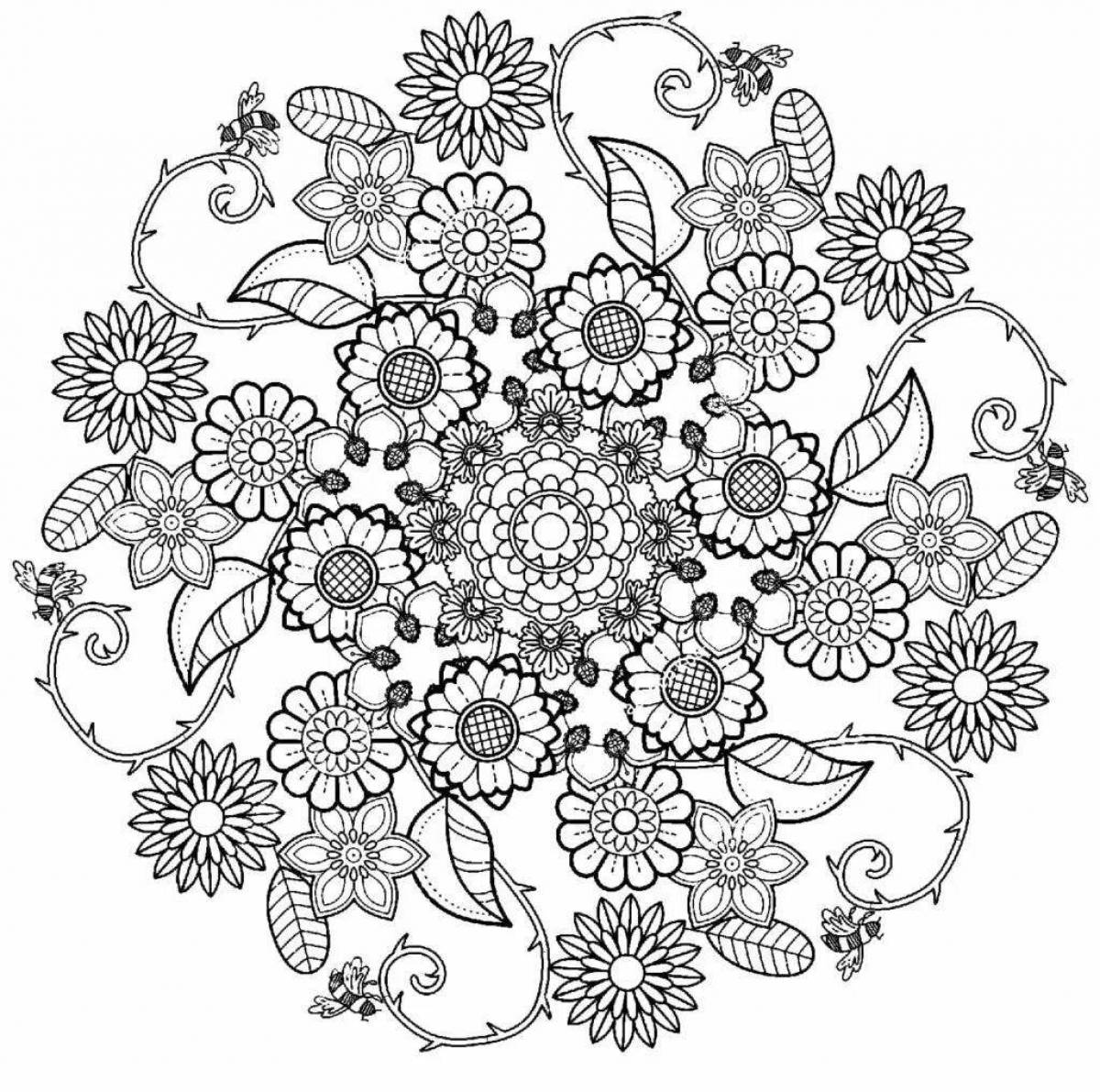 For all adults mandalas #5