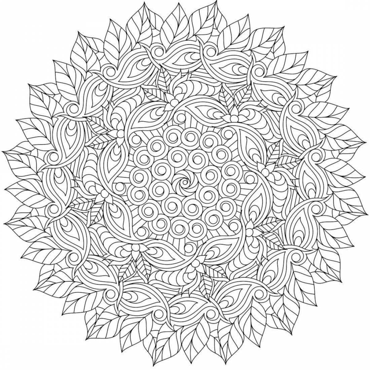For all adults mandalas #7