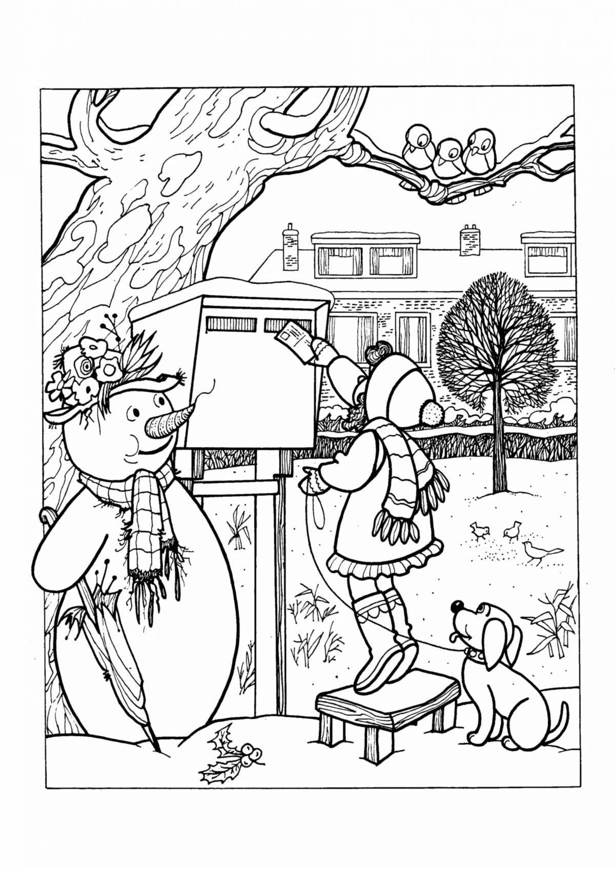 Amazing tale of lost time coloring page