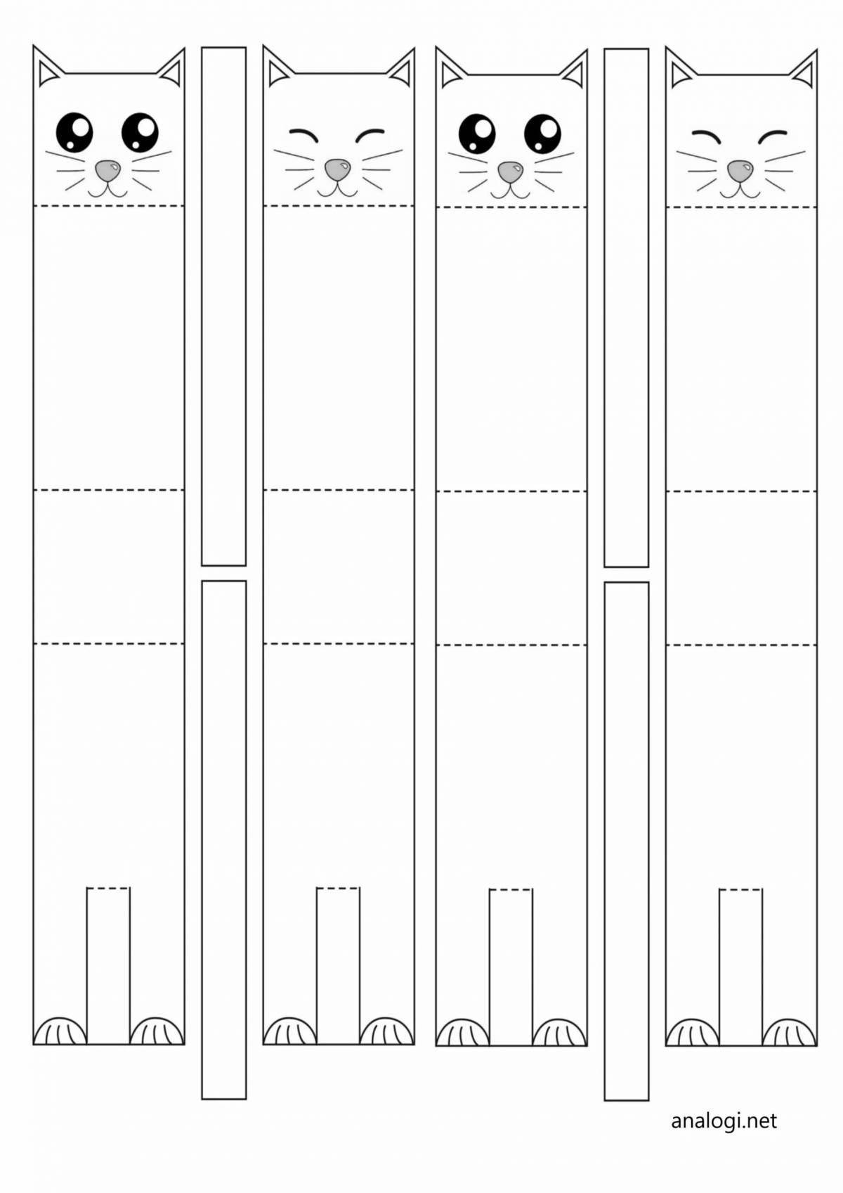 Котик закладка