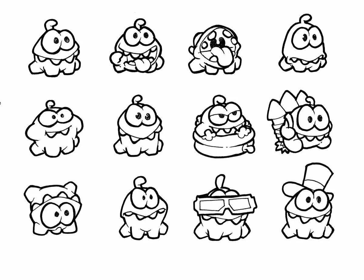 Amazing coloring pages cute stickers for girls