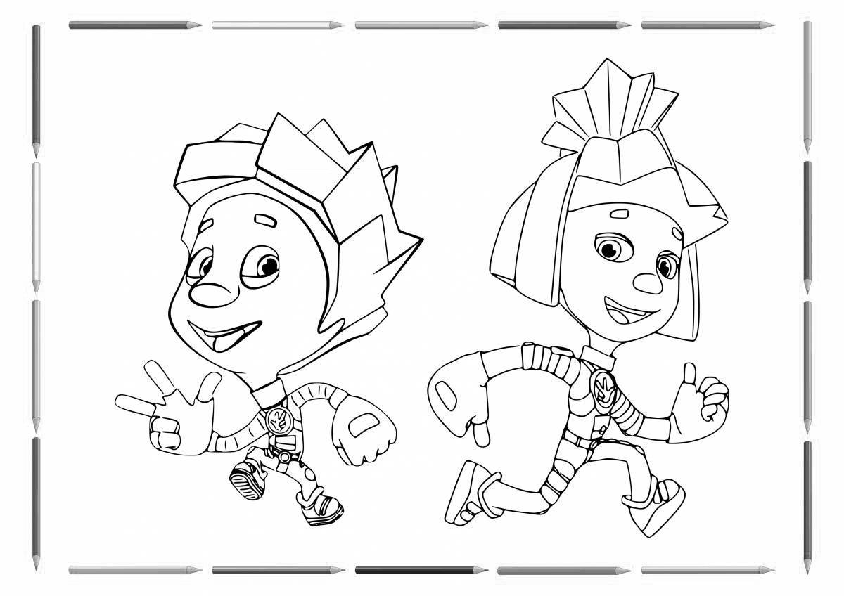 Adorable Fixies Coloring Pages for Toddlers