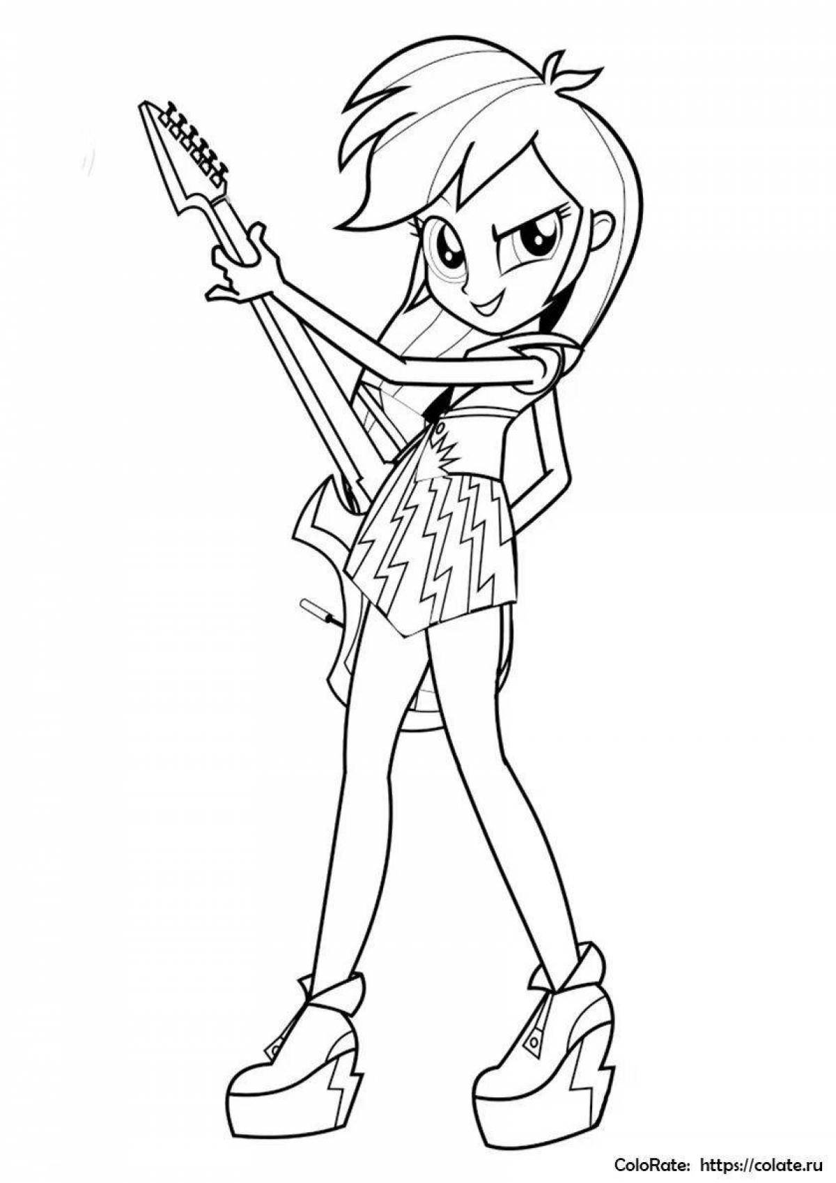 Coloring my little pony with legs