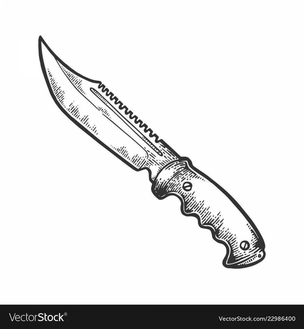 Fun coloring of the scorpion knife from standoff 2