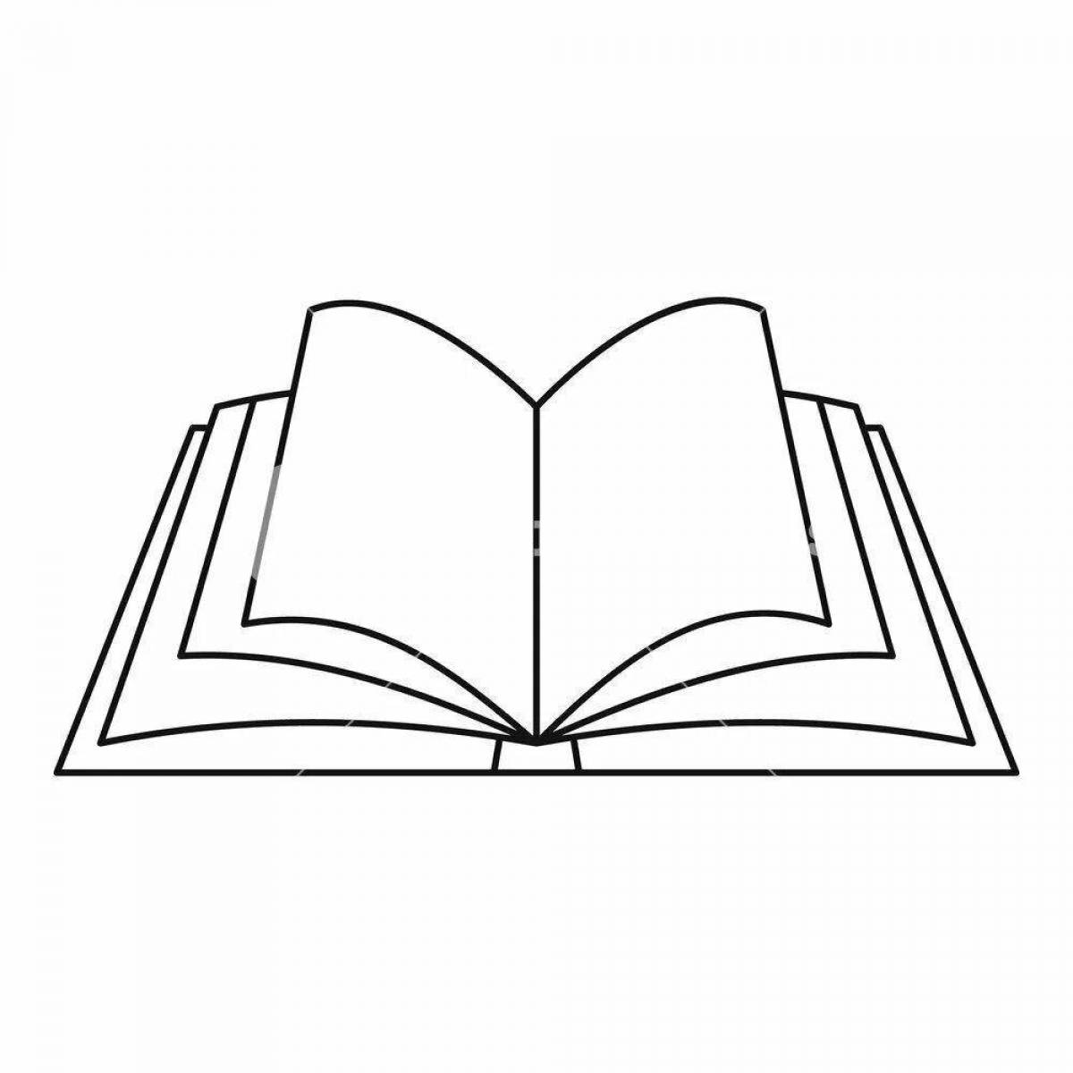 Playful open coloring book