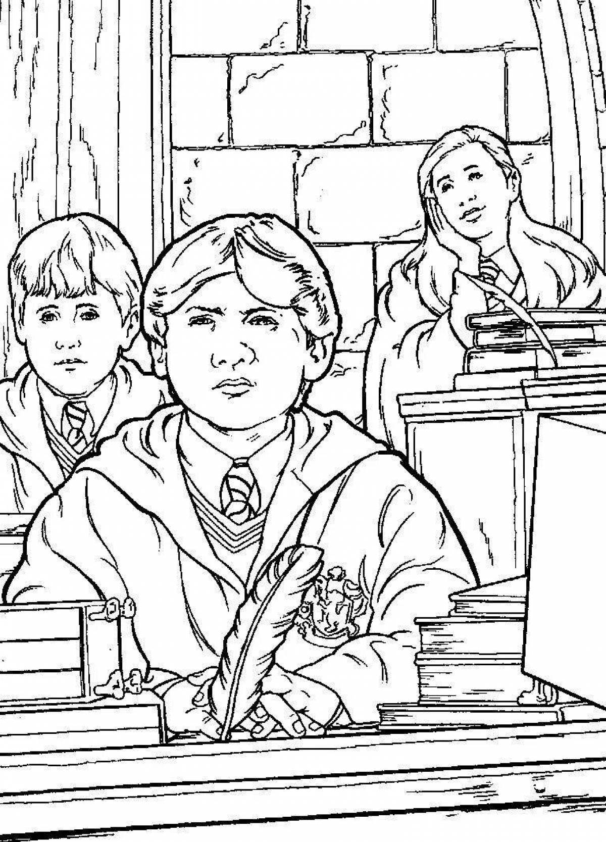 Harry Potter and the Chamber of Secrets coloring book
