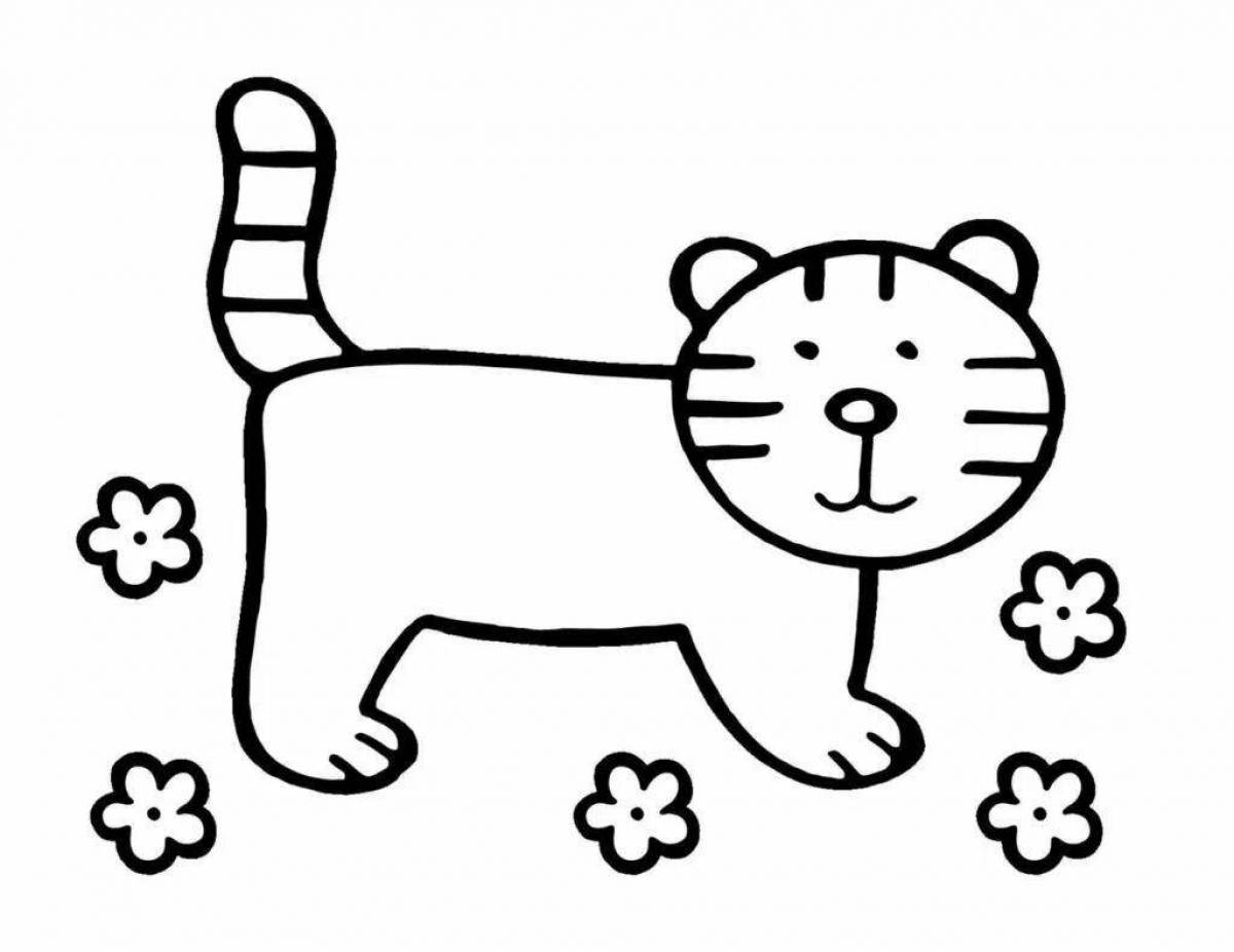 Adorable coloring book for the little ones
