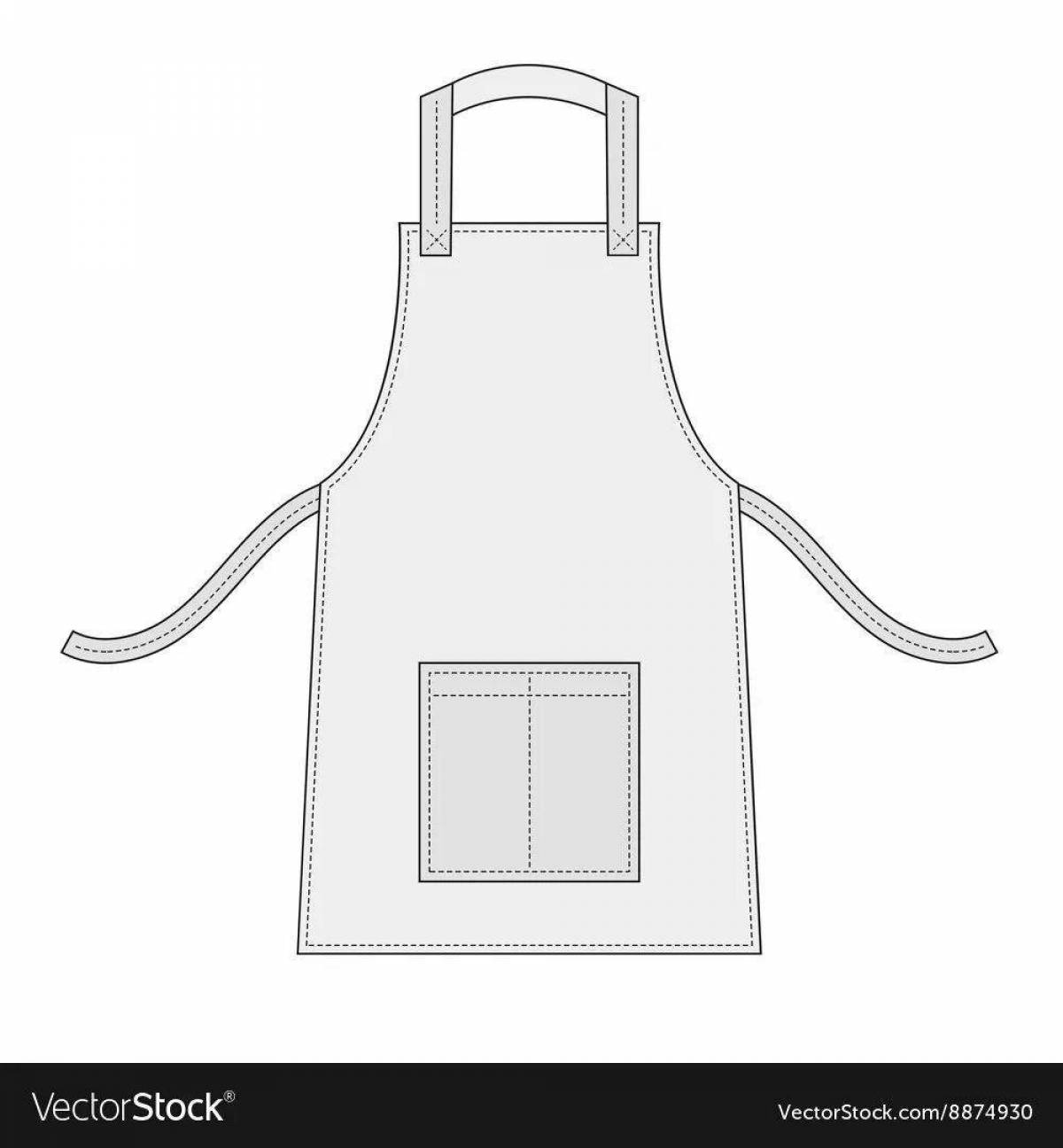 Amazing Chef's Apron coloring book for kids