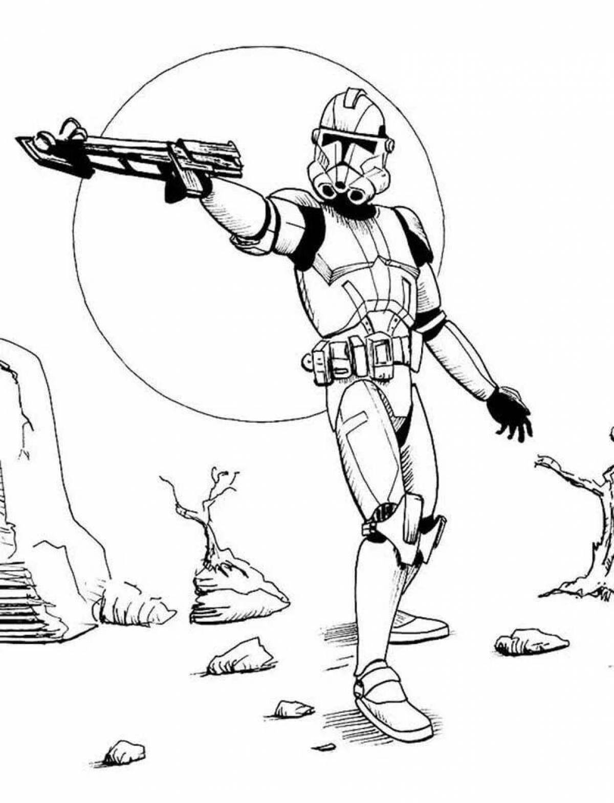 Star wars radiant coloring book for boys
