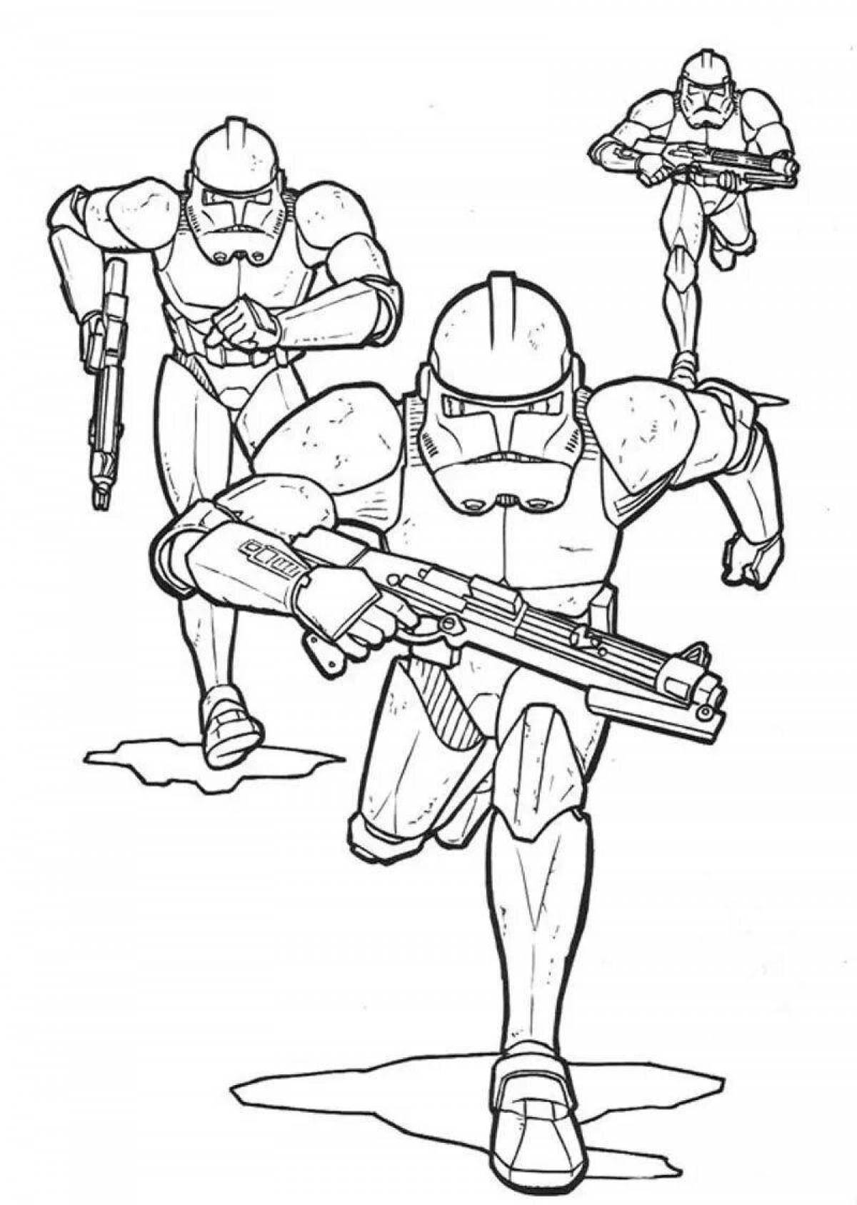 Great star wars coloring book for boys
