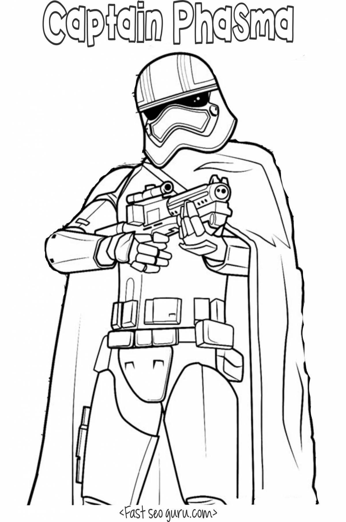 Beautiful coloring book for boys star wars