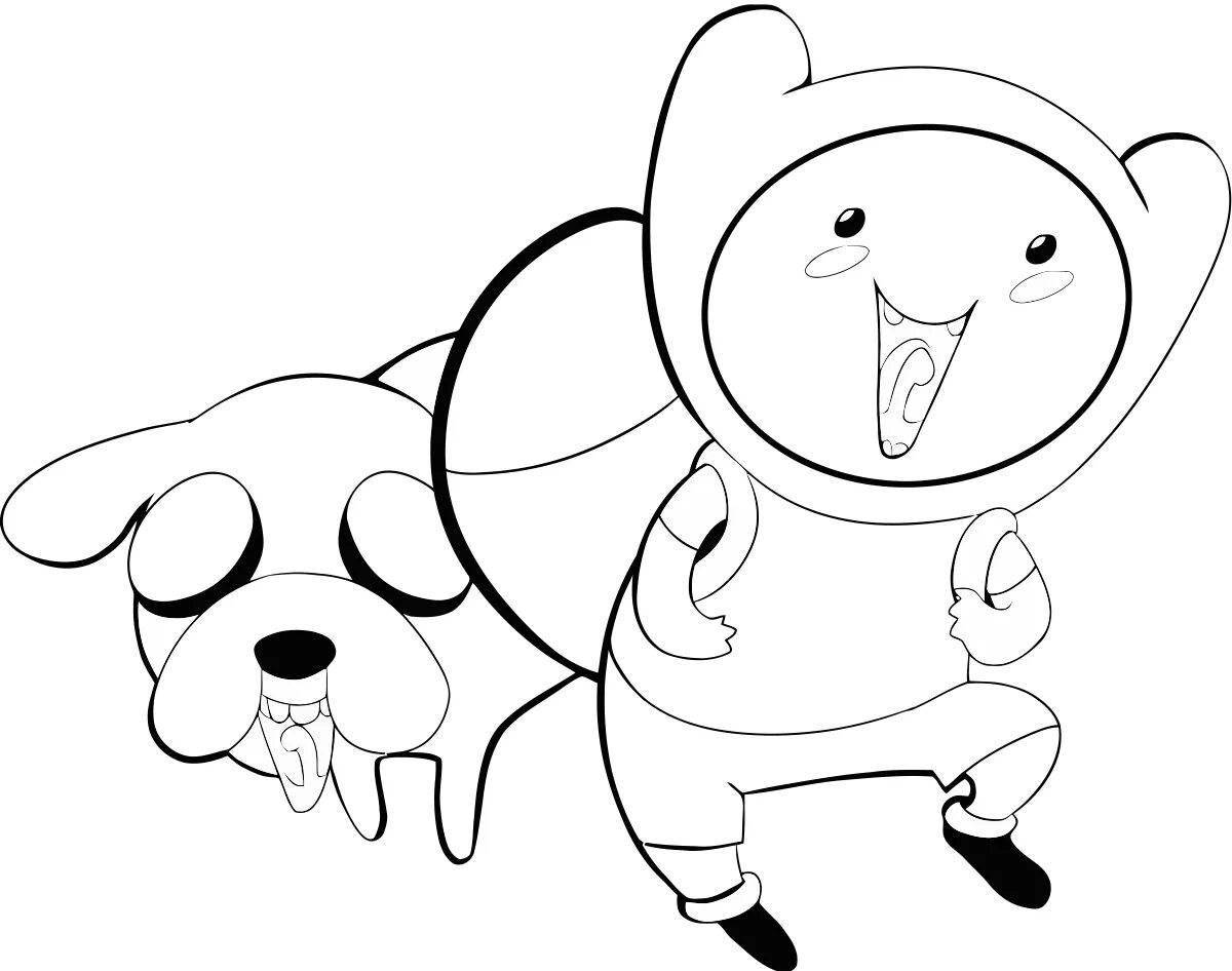 Fin and jake's playful adventure time