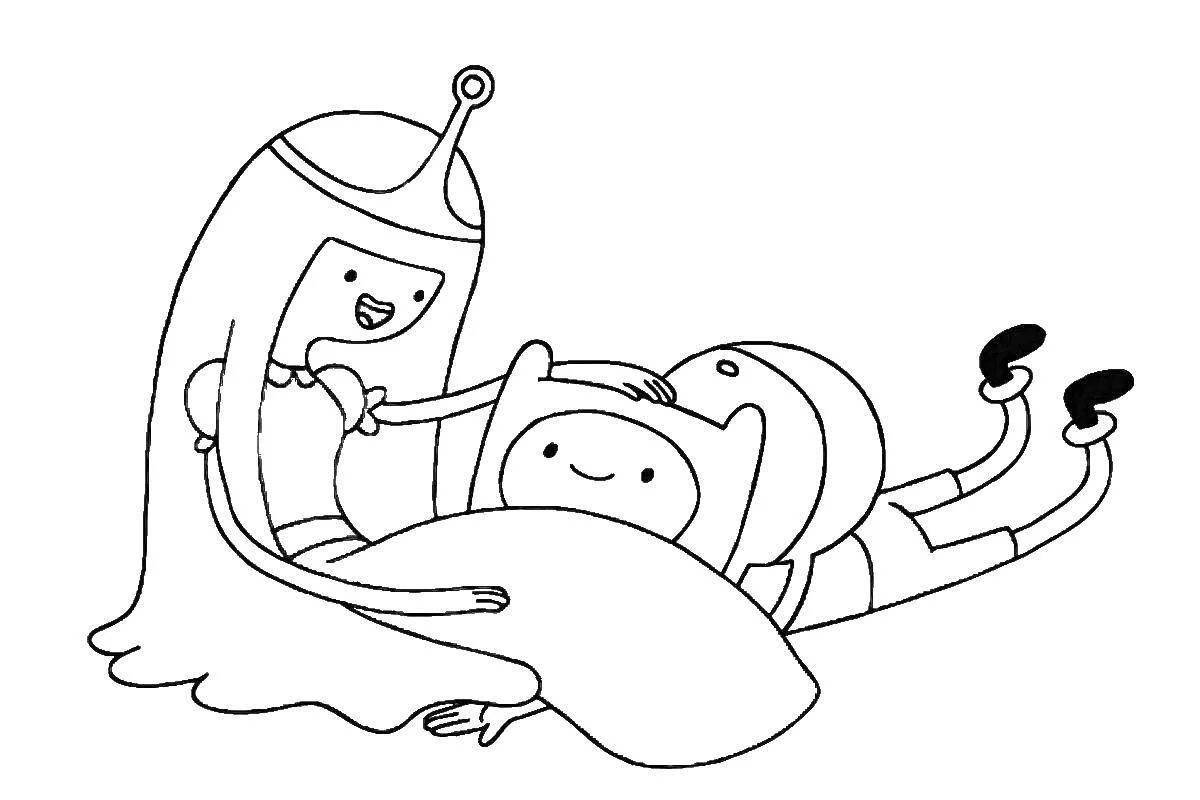 Radiant adventure time fin and jake