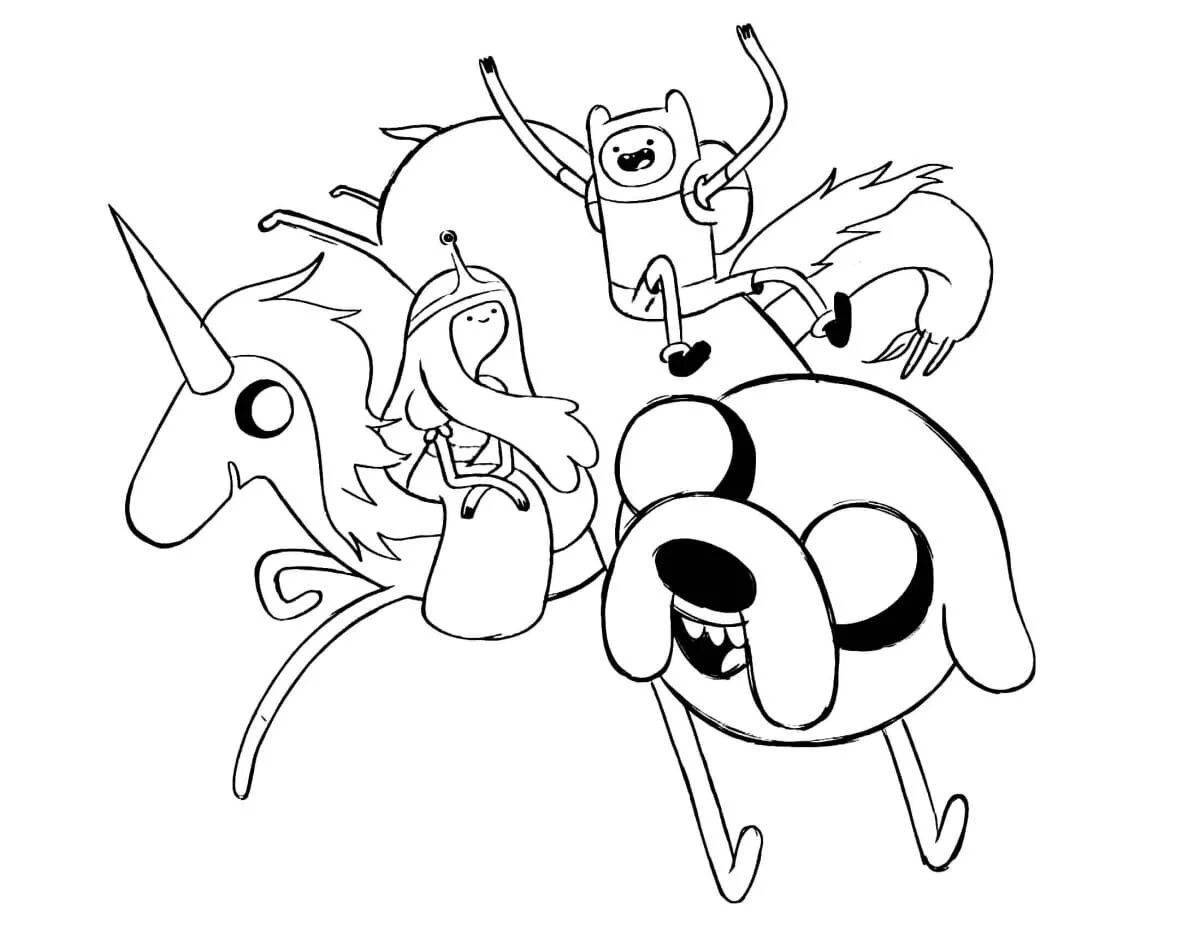 Fin and jake's dazzling adventure time