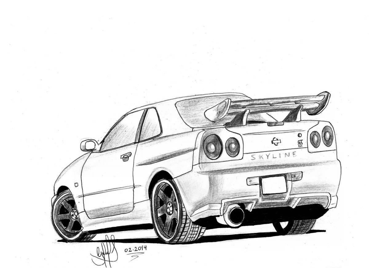 Nissan skyline from fast and furious 2 #4