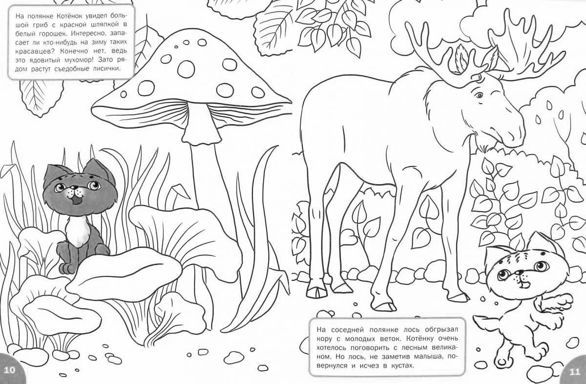 Smart interactive coloring book for 4-5 year olds