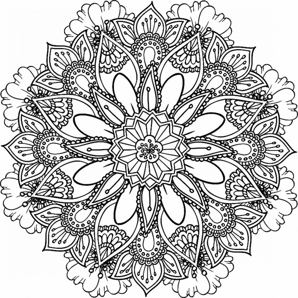 High quality mandala coloring pages