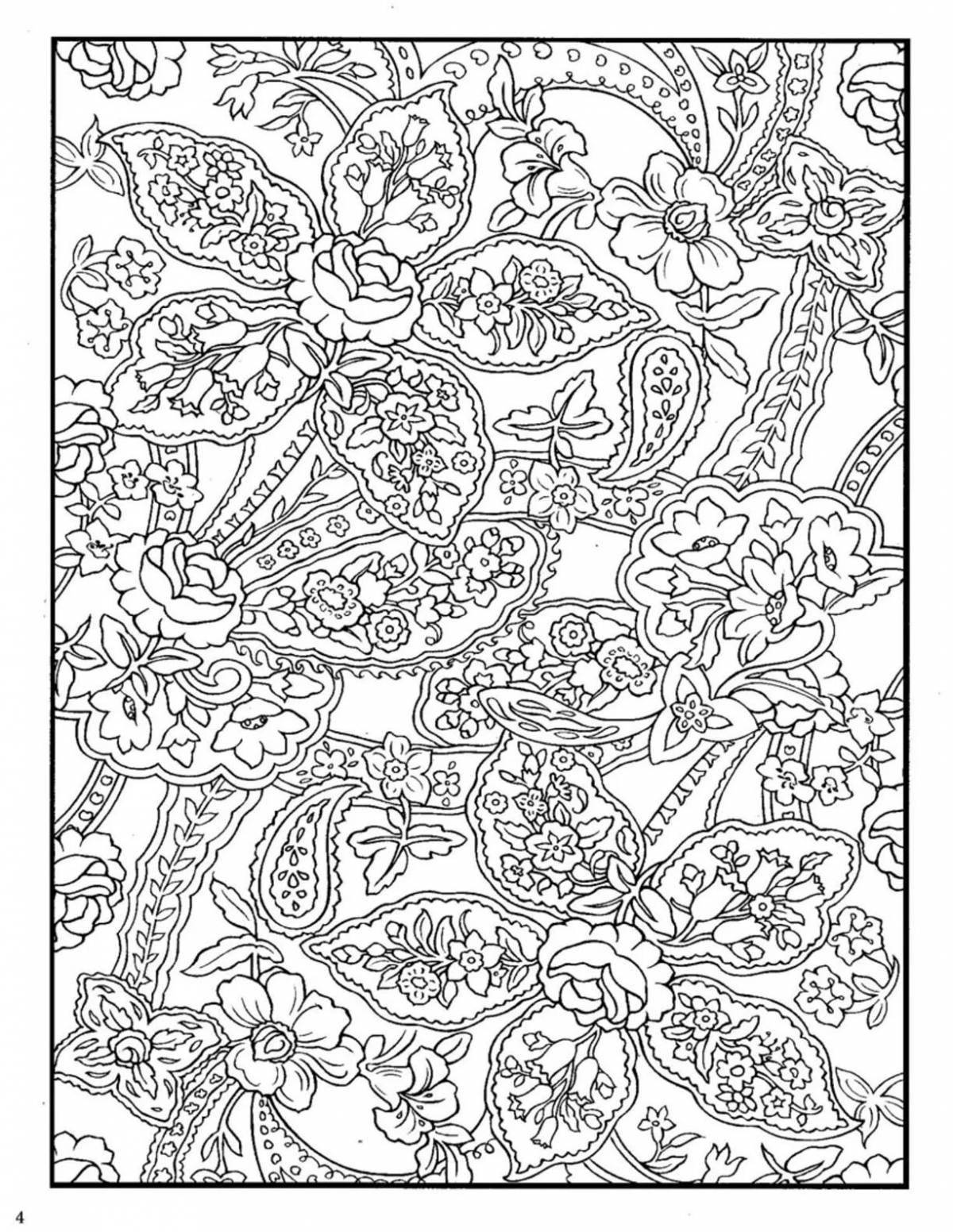 Heart relaxing coloring book for kids