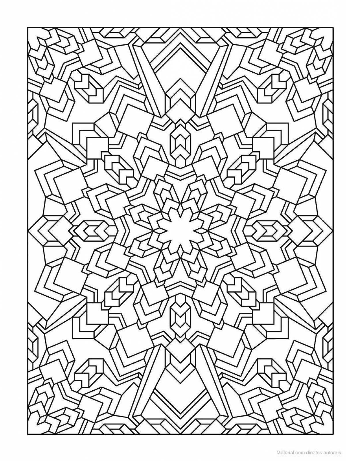Emotionally soothing coloring book for children