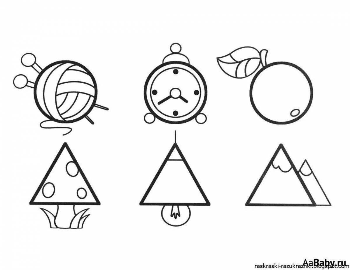 Geometric shapes in kindergarten #5