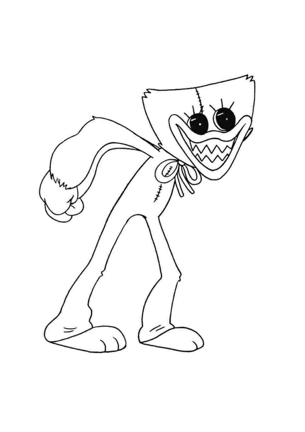 Radiant haggy waggie coloring page