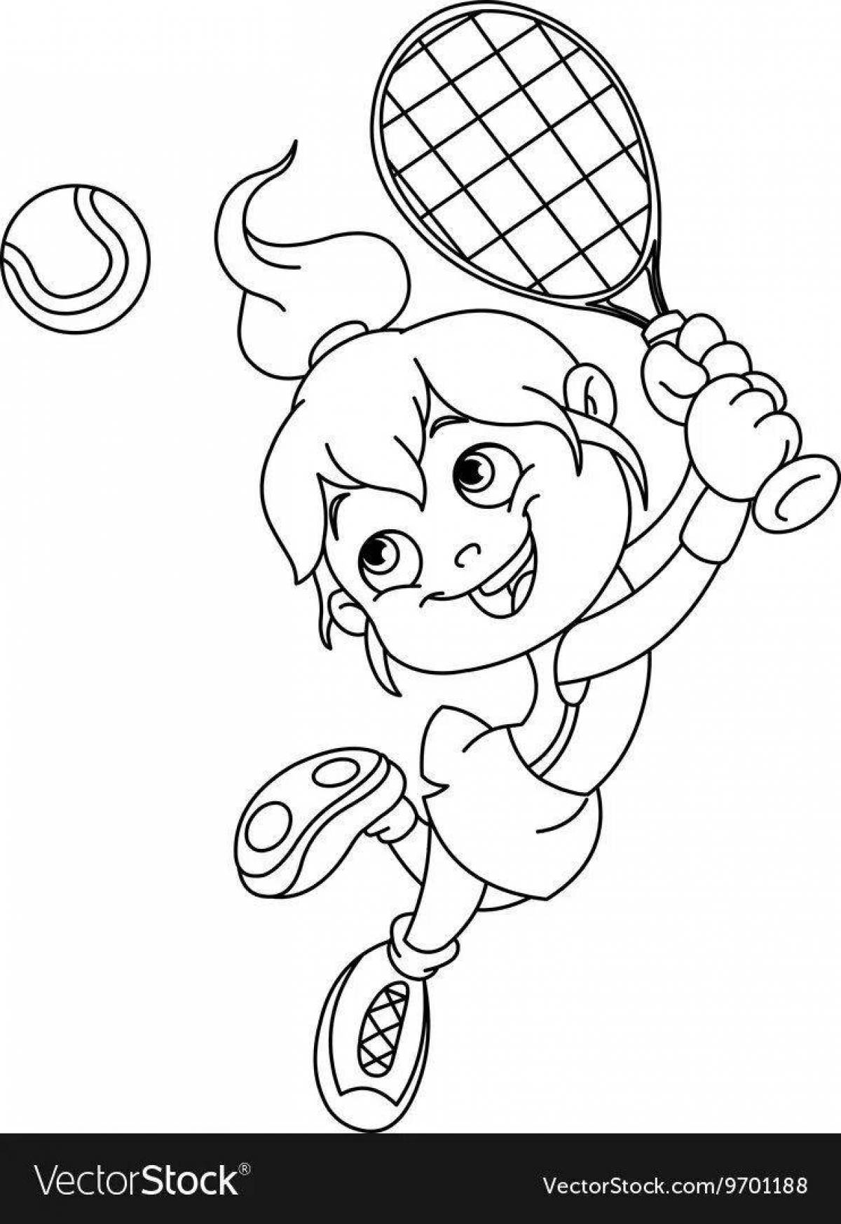 Fun sports coloring book for kids