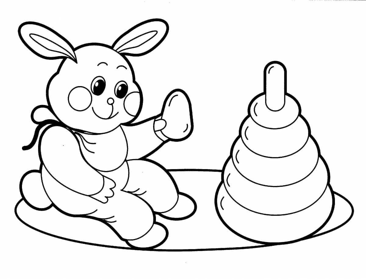 Delightful coloring for the younger group