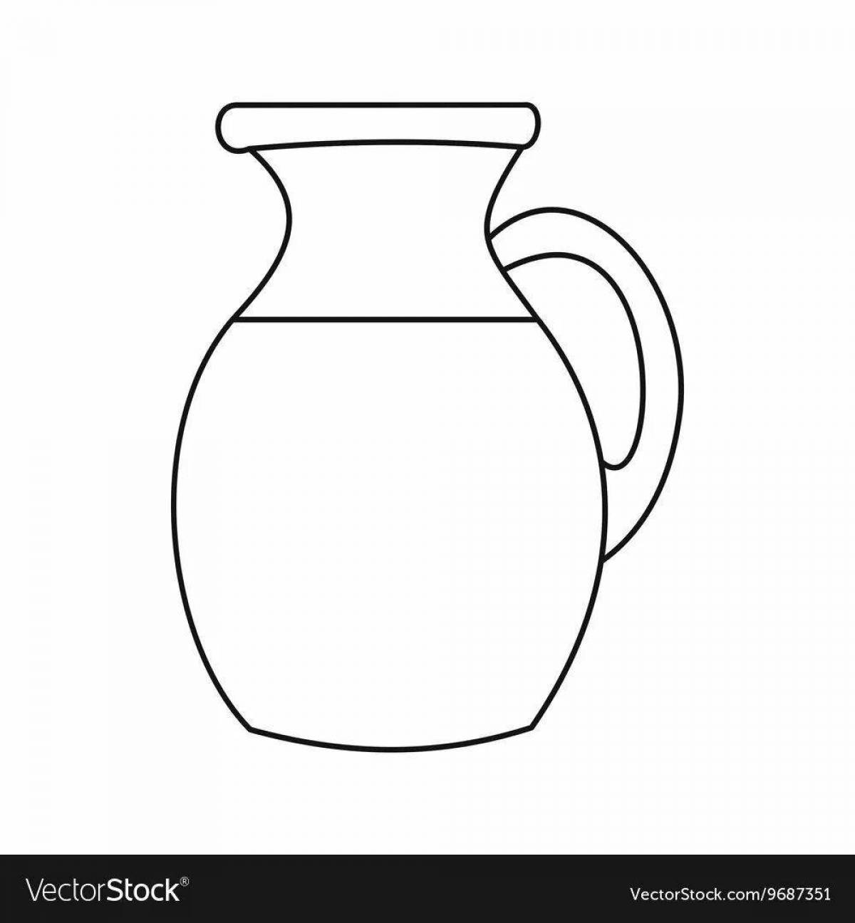 Jar for painting in kindergarten #3