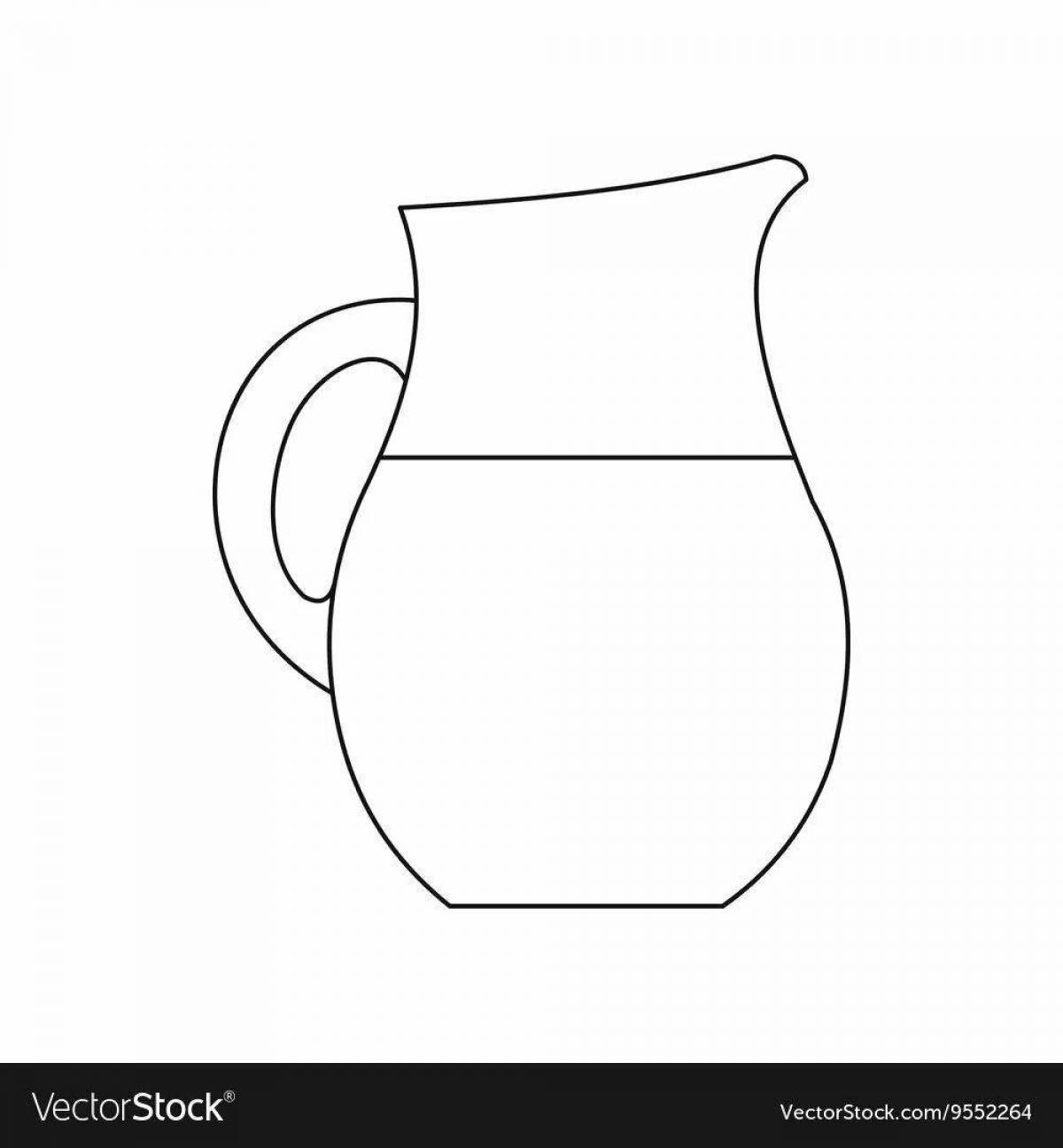 Jar for painting in kindergarten #9